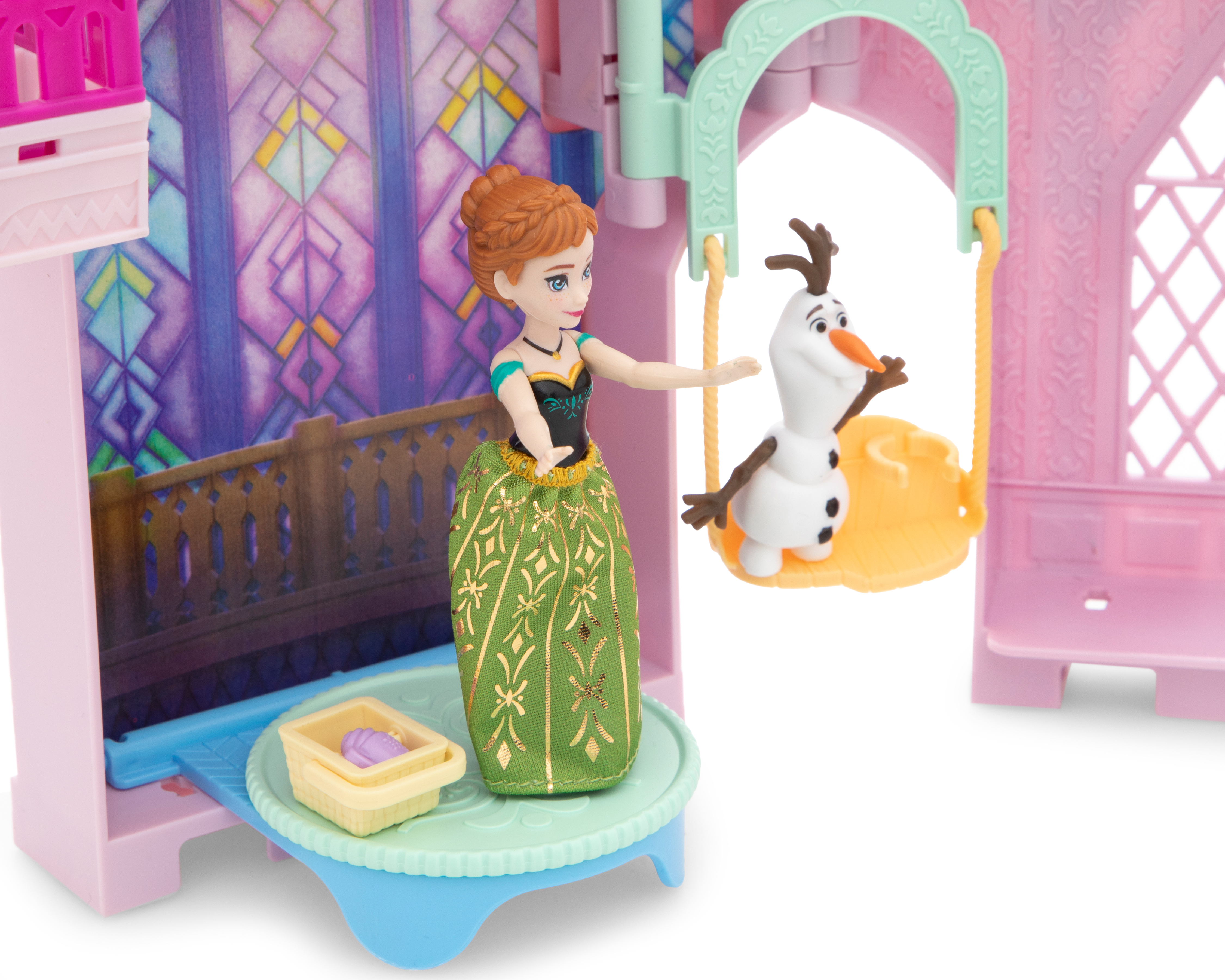 Foto 4 pulgar | Foto 3 | Casa de Muñecas Disney Frozen Castillo de Anna 10 Piezas