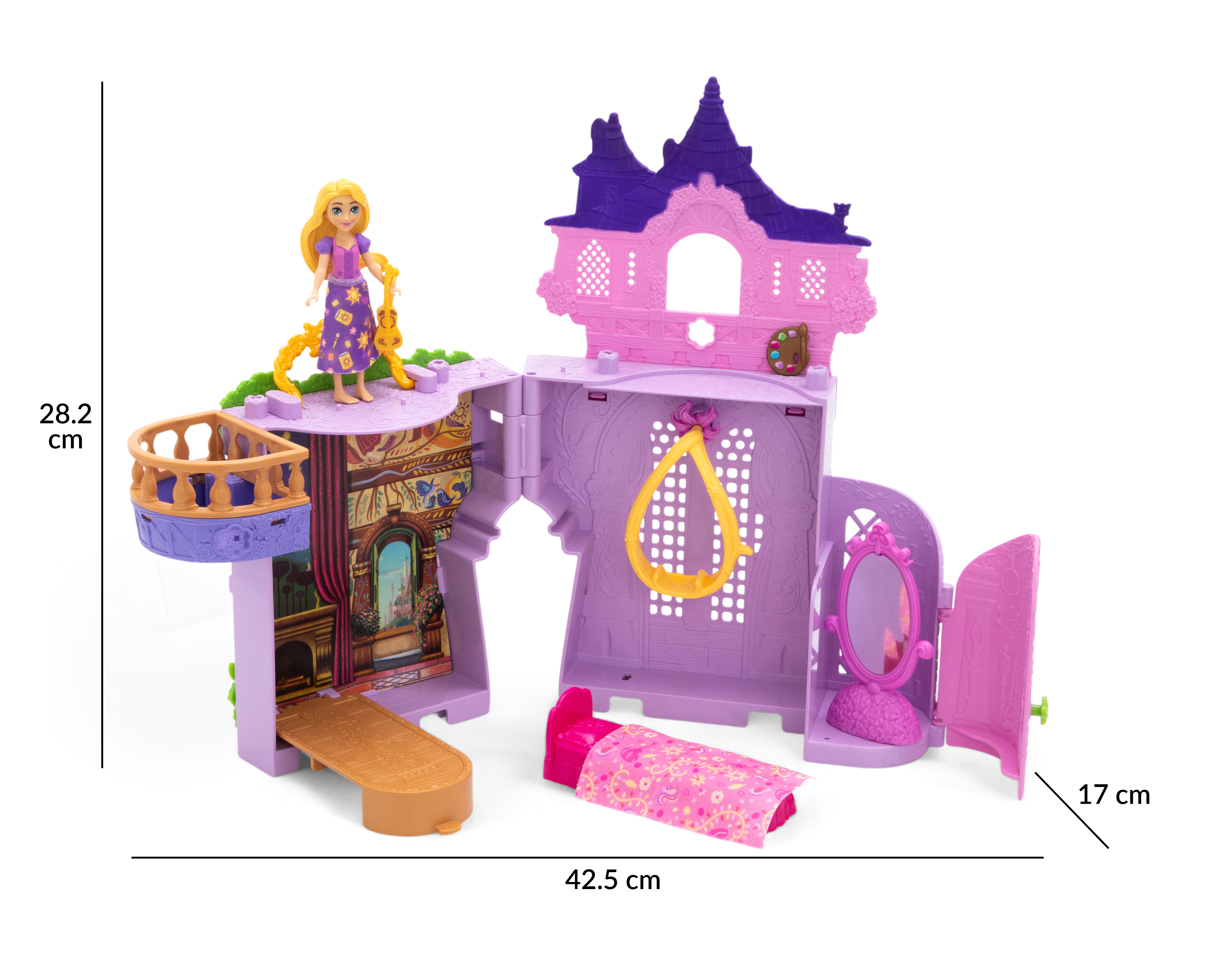 Foto 6 | Foto 6 | Castillo Disney Princesas Rapunzel Morado