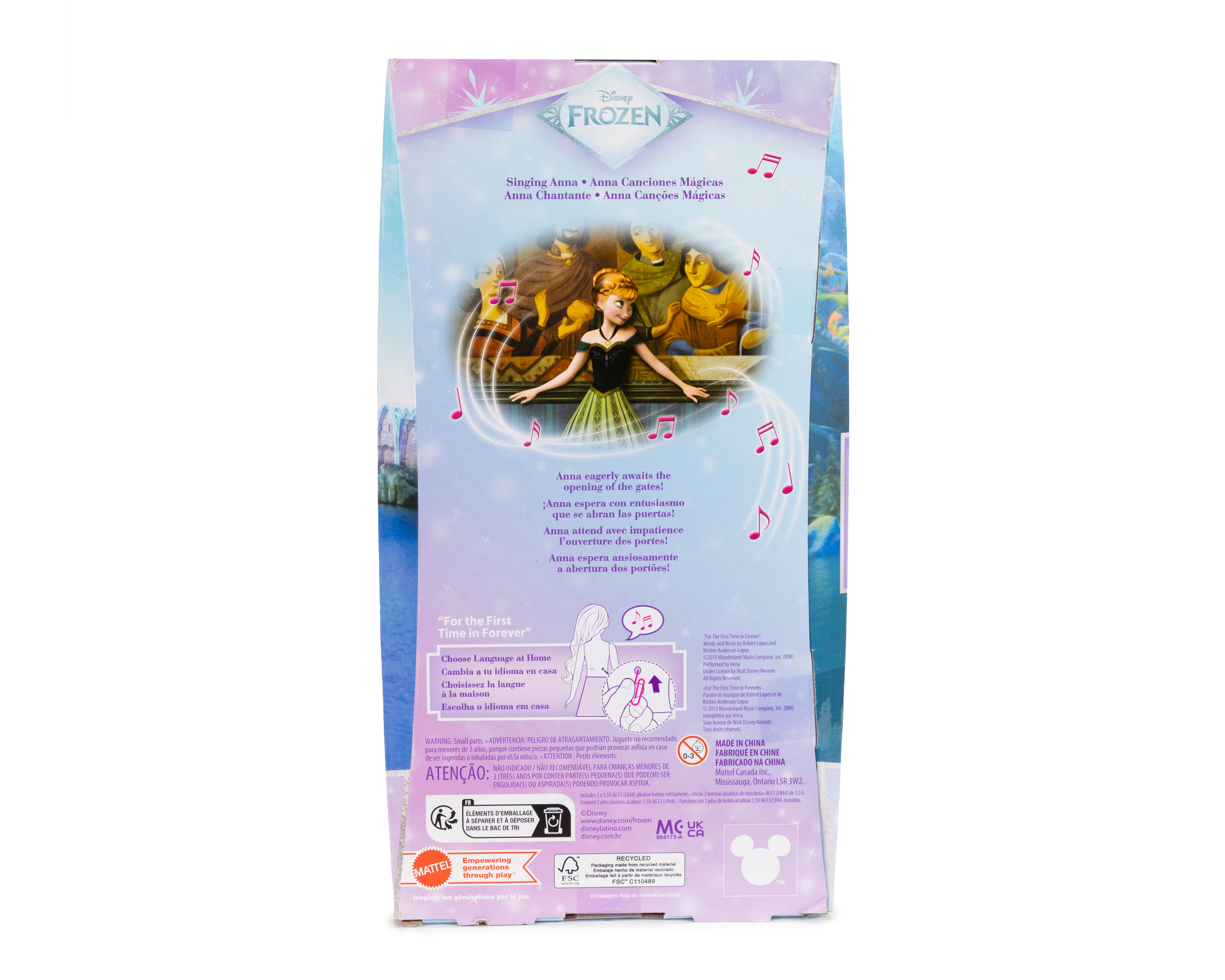 Foto 5 pulgar | Foto 4 | Muñeca Disney Frozen Anna con Sonido