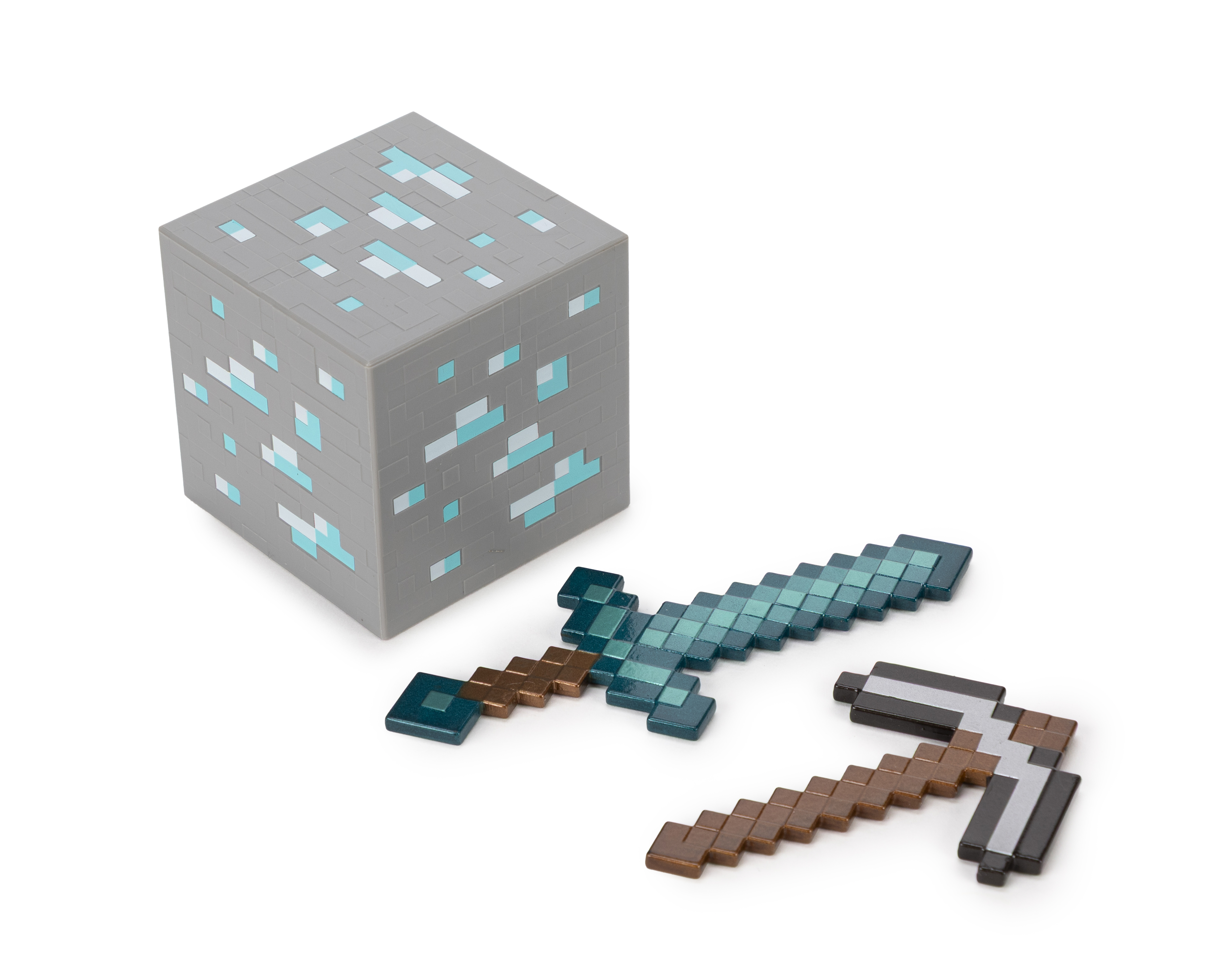 Foto 4 pulgar | Foto 3 | Figura de Acción Minecraft Diamond Level Alex con Accesorios