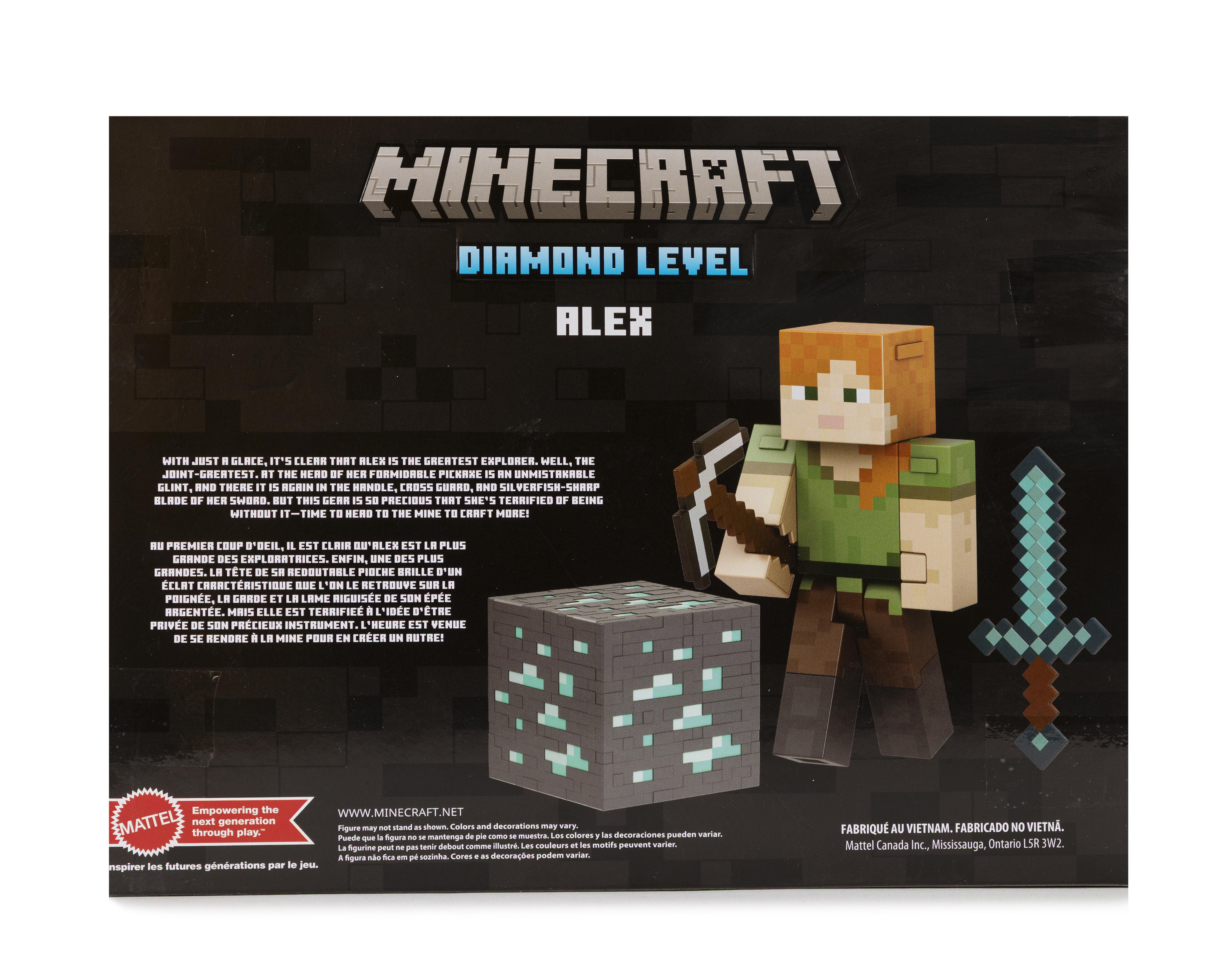 Foto 5 | Foto 5 | Figura de Acción Minecraft Diamond Level Alex con Accesorios