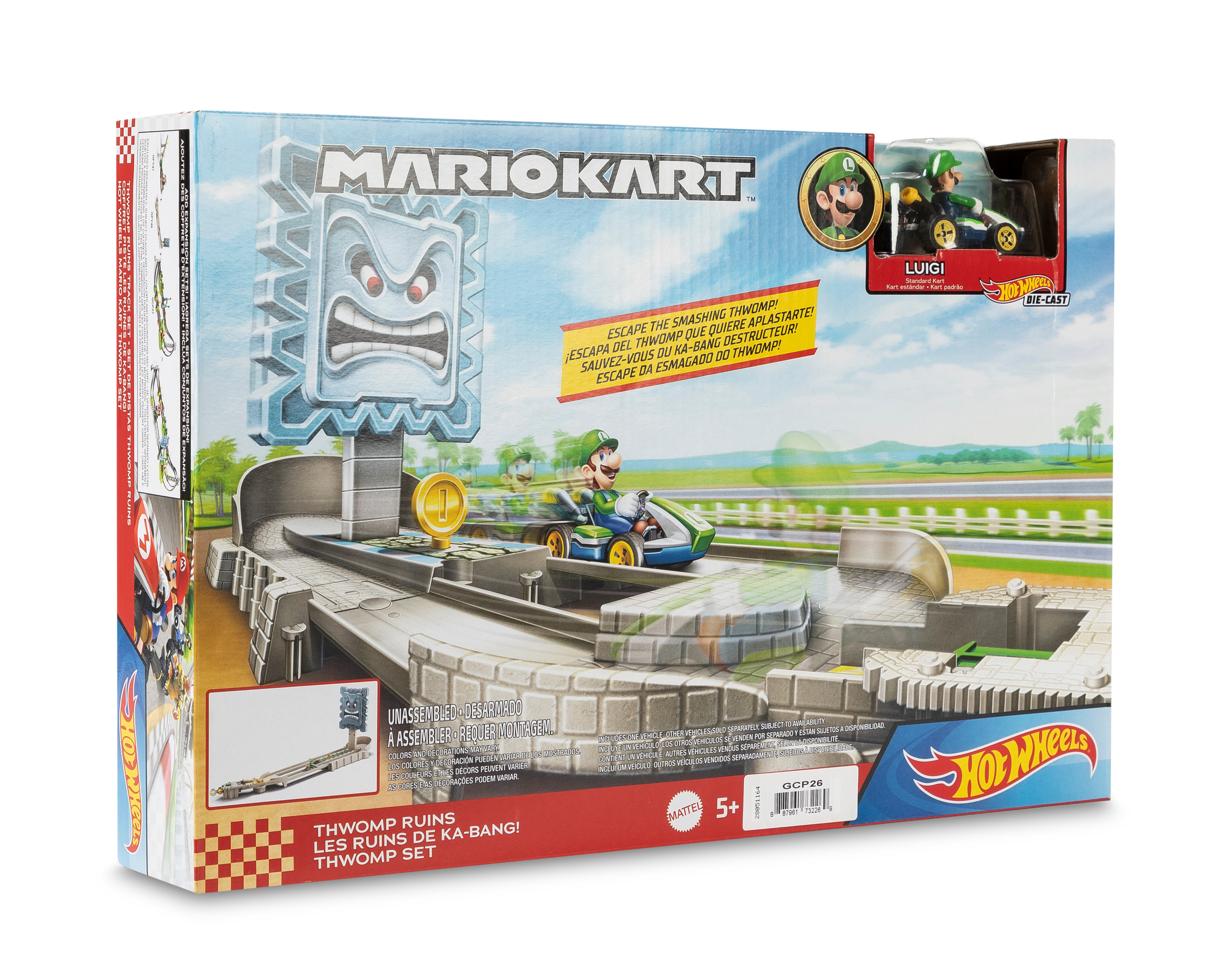 Foto 3 | Foto 3 | Pista de Carreras Hot Wheels Mario Kart Thwomp