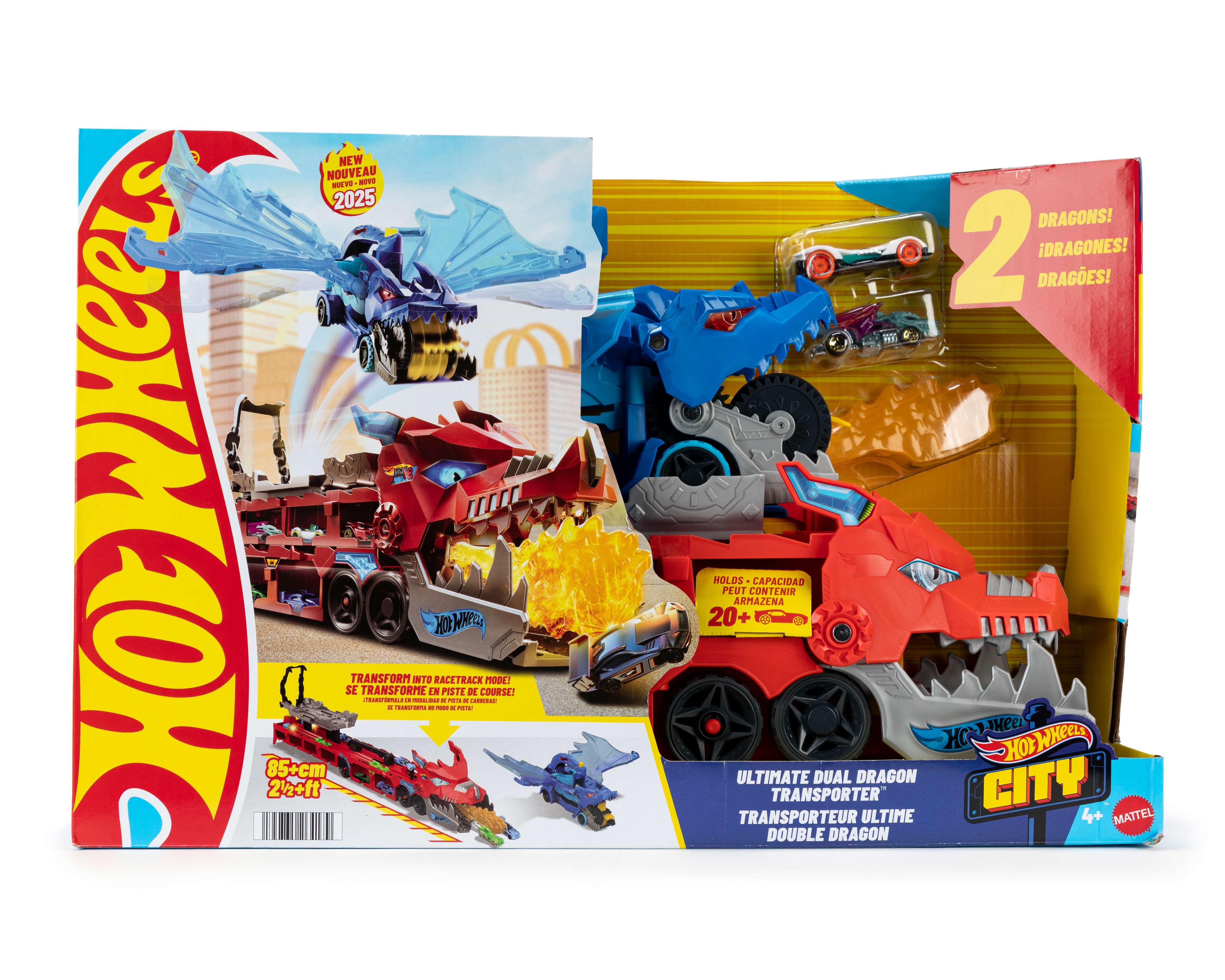 Pista de Carreras Ultimate Dual Dragon Transporter Hot Wheels