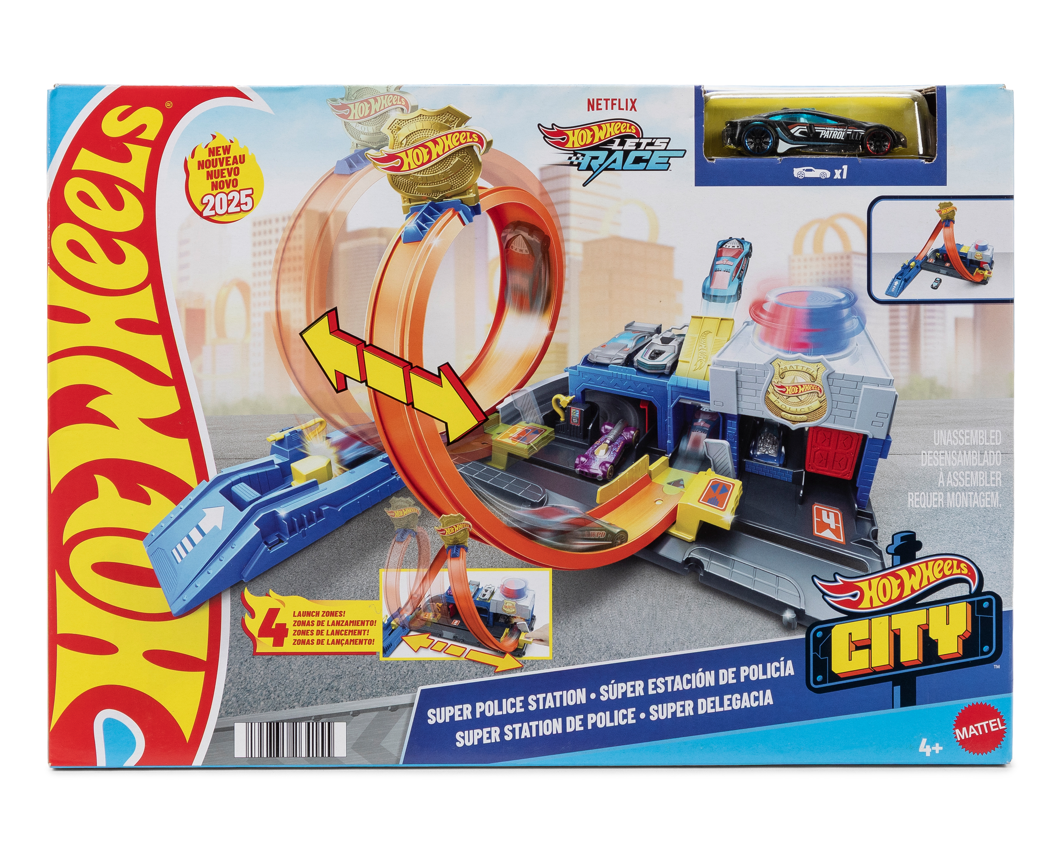 Foto 1 | Foto 1 | Pista de Juguete Hot Wheels Súper Estación de Policía