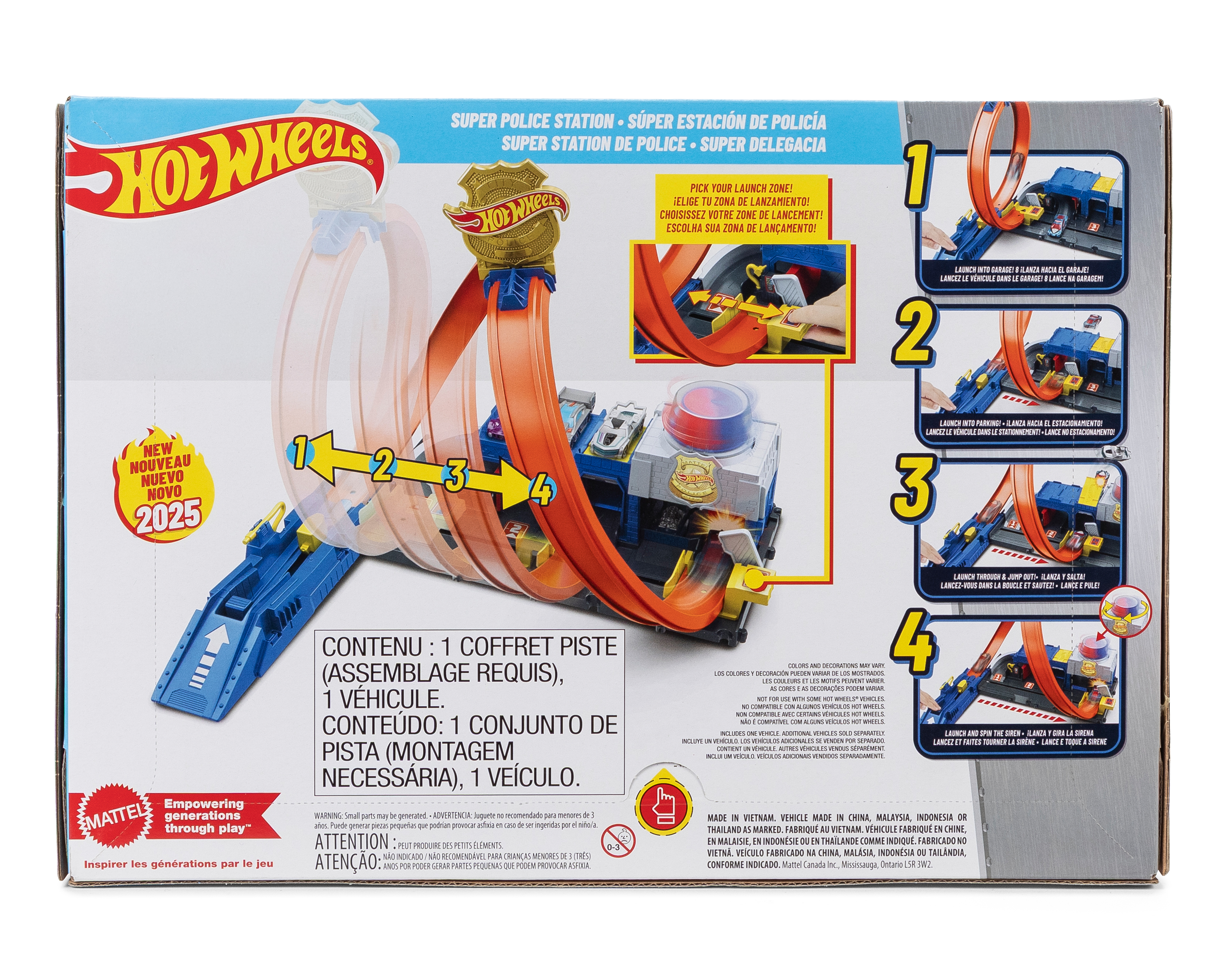 Foto 2 | Foto 2 | Pista de Juguete Hot Wheels Súper Estación de Policía