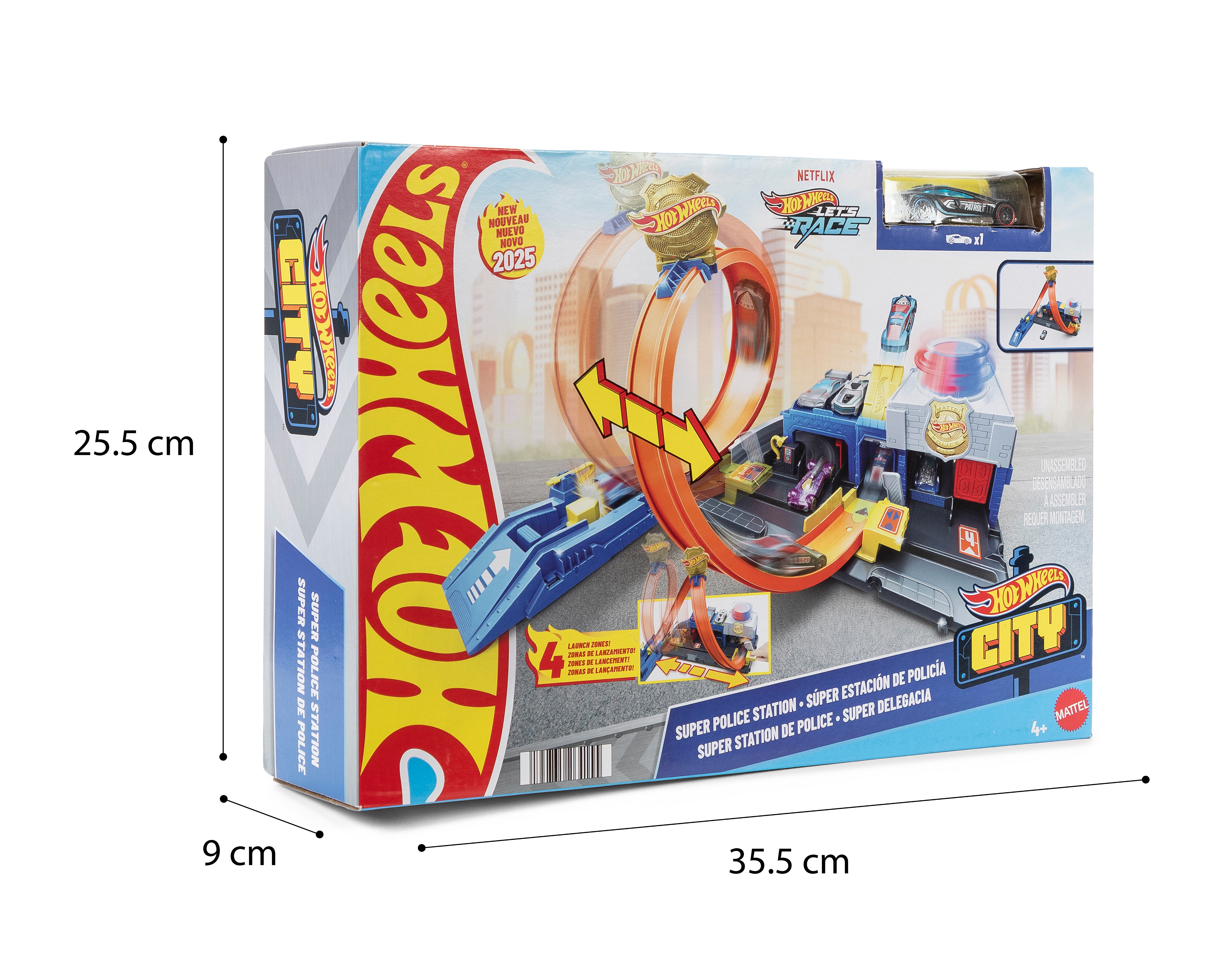 Foto 3 | Foto 3 | Pista de Juguete Hot Wheels Súper Estación de Policía