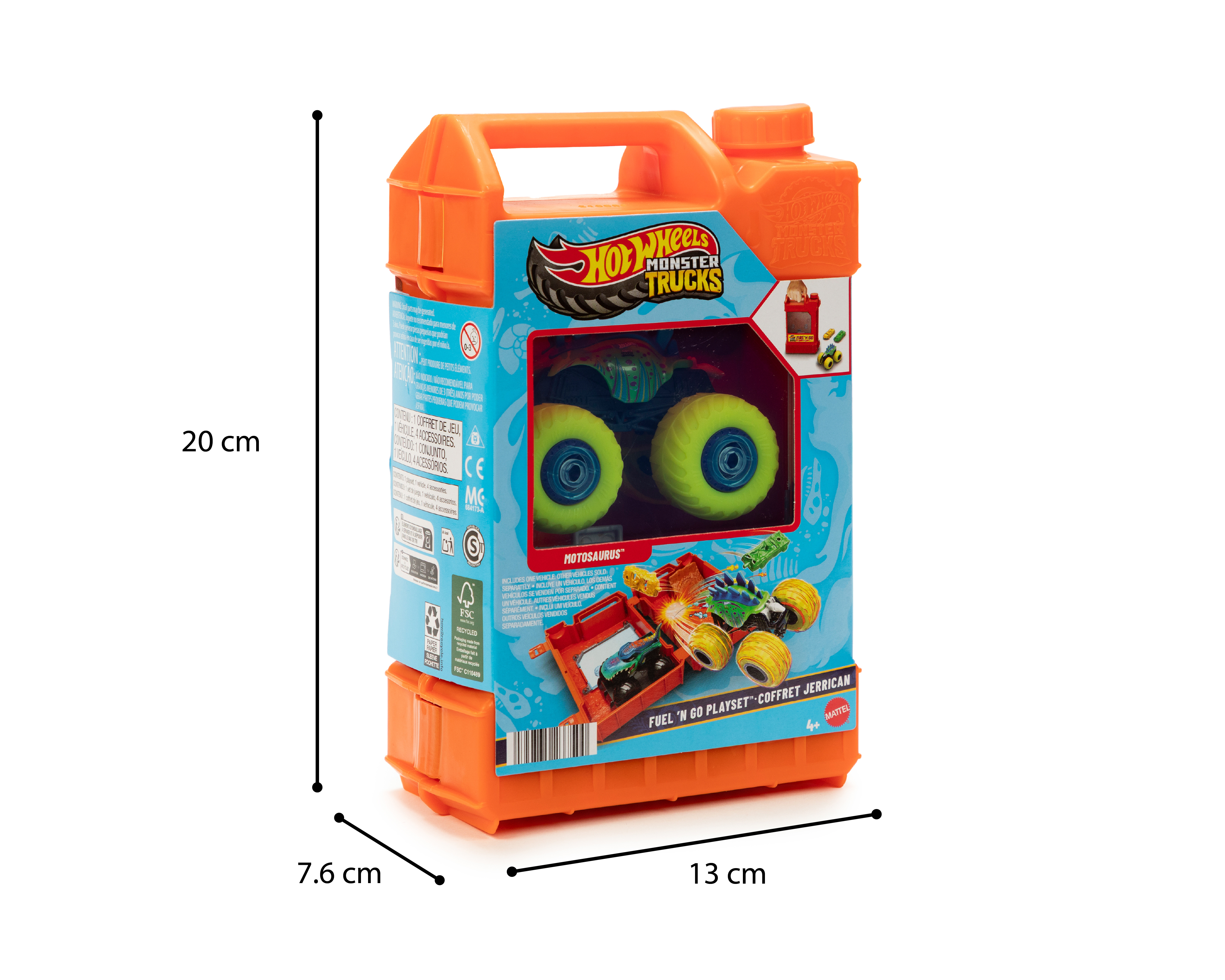 Foto 7 pulgar | Foto 6 | Pista de Carreras Hot Wheels Fuel N Go