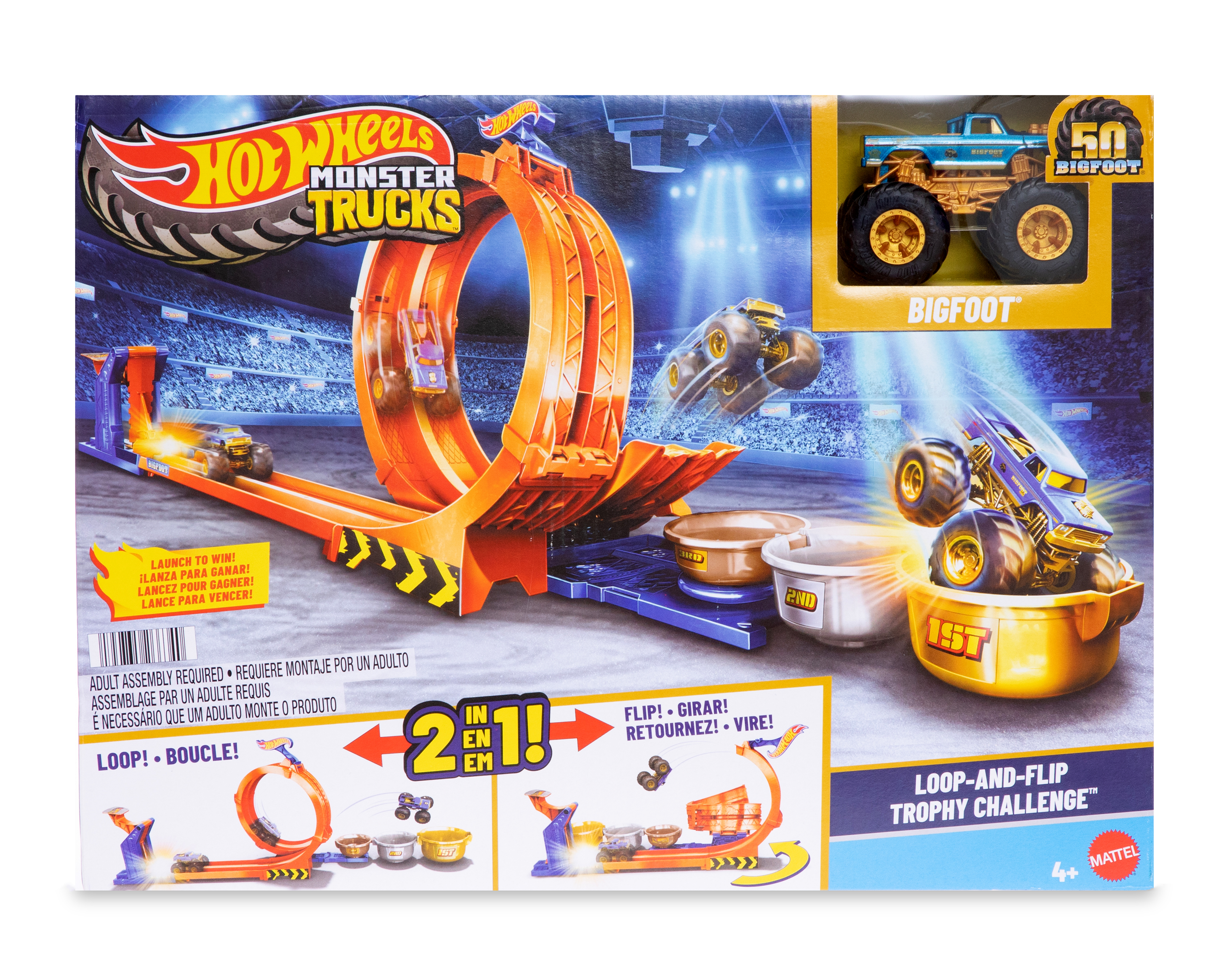 Foto 2 pulgar | Foto 1 | Pista de Carreras Hot Wheels Monster Trucks