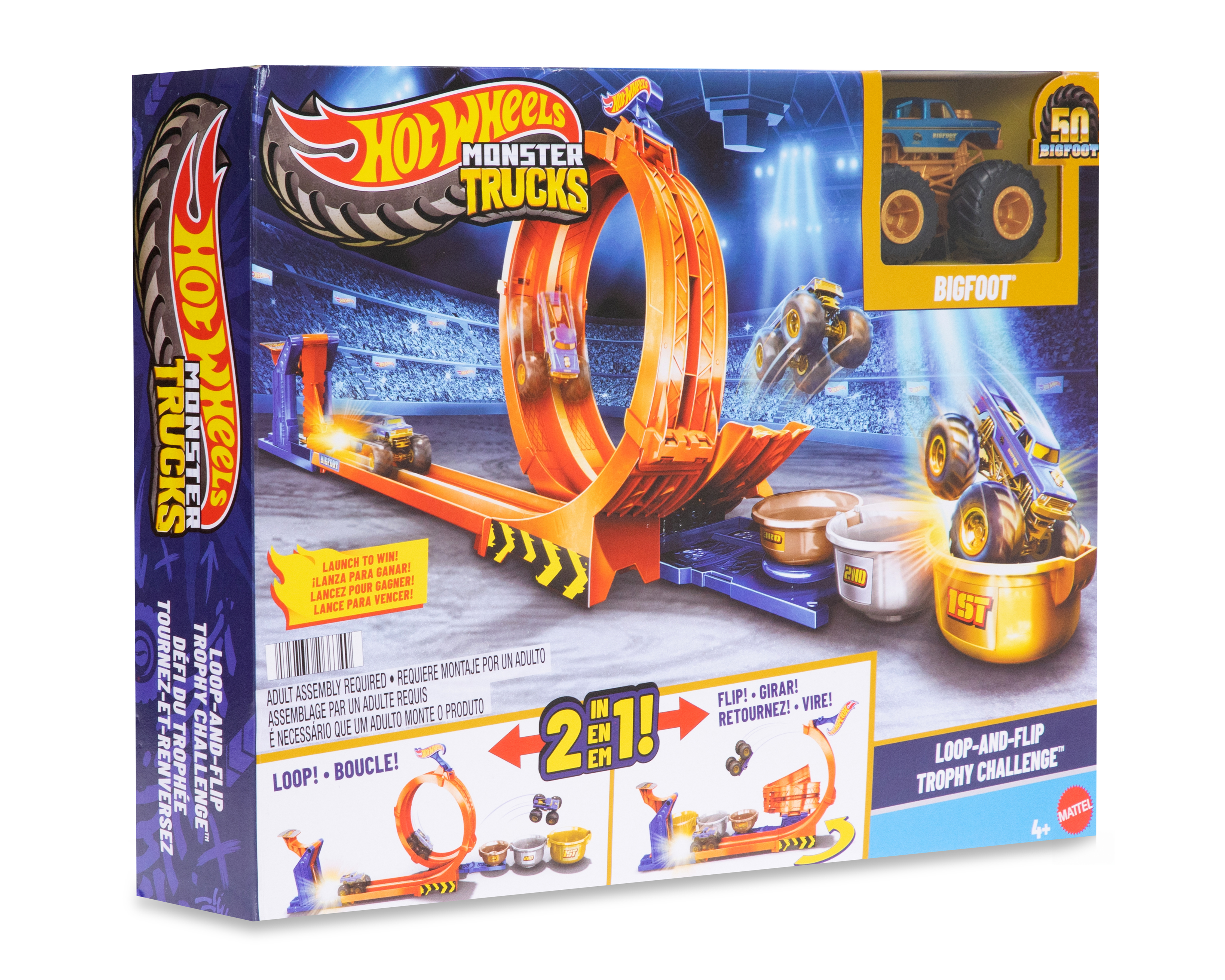 Foto 4 pulgar | Foto 3 | Pista de Carreras Hot Wheels Monster Trucks