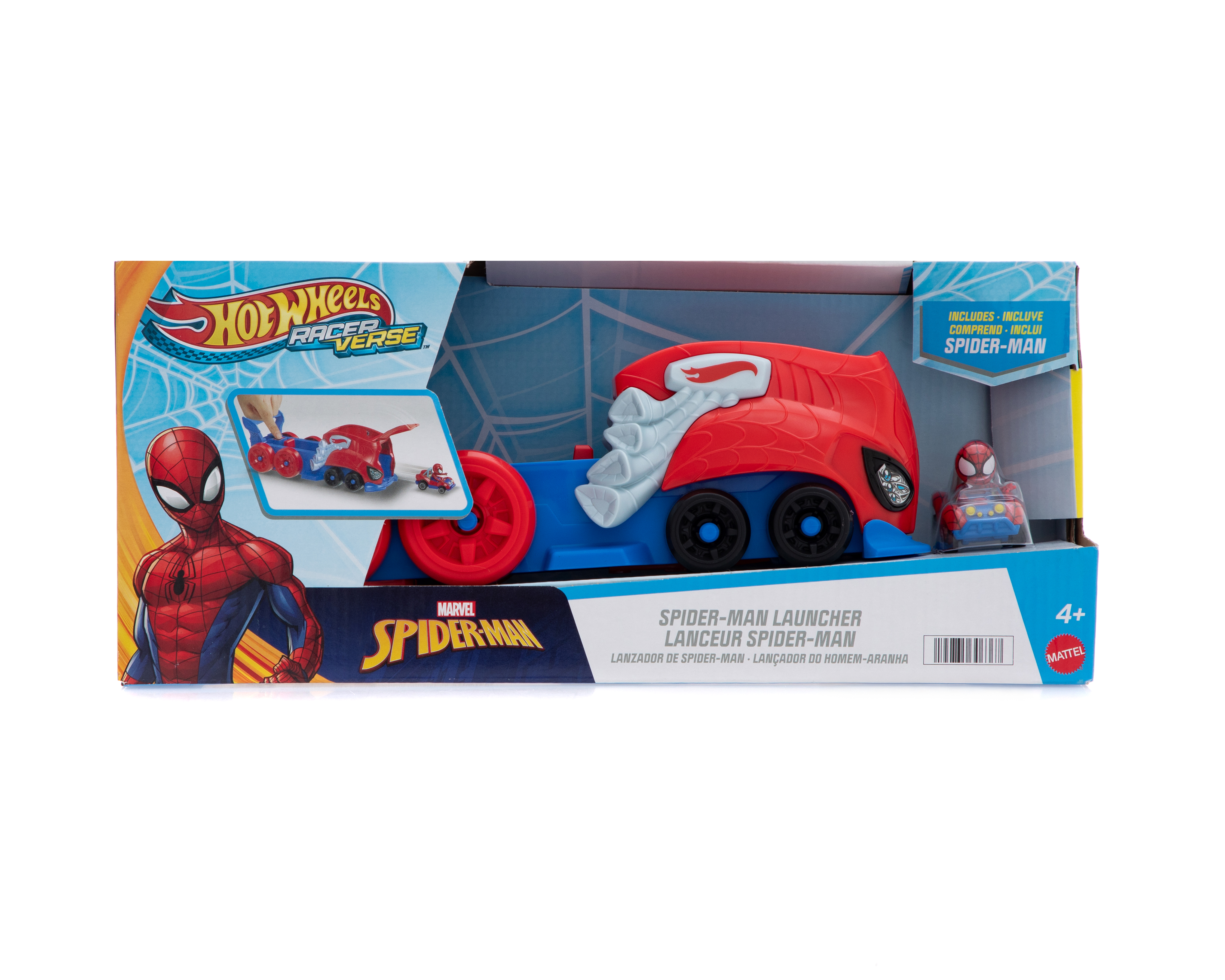 Foto 5 pulgar | Foto 4 | Pista Lanzador Sorpresa Hot Wheels Spider-Man