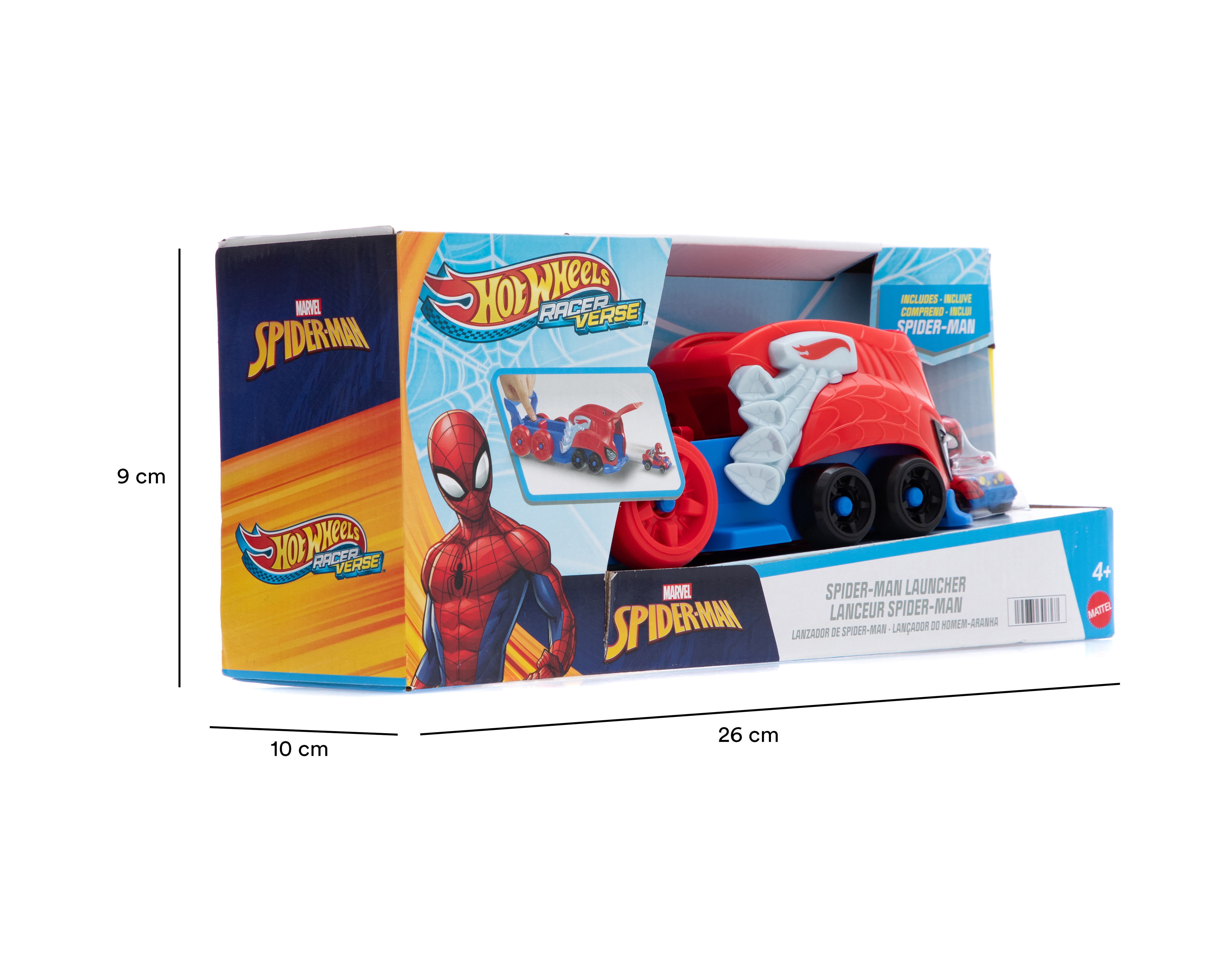 Foto 7 pulgar | Foto 6 | Pista Lanzador Sorpresa Hot Wheels Spider-Man