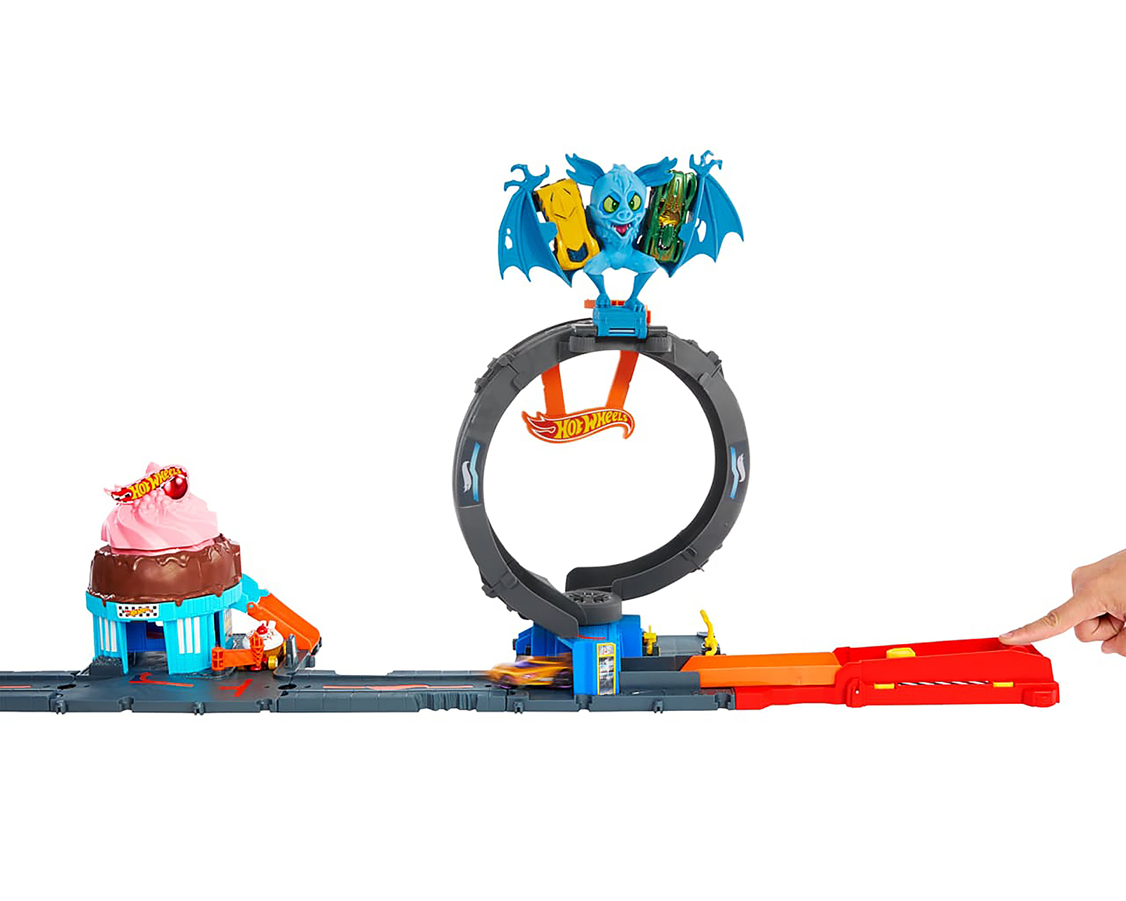 Foto 3 pulgar | Foto 2 | Pista de juguete Hot Wheels City Ataque de Murciélago