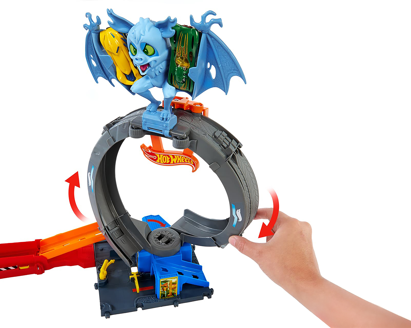 Foto 5 pulgar | Foto 4 | Pista de juguete Hot Wheels City Ataque de Murciélago