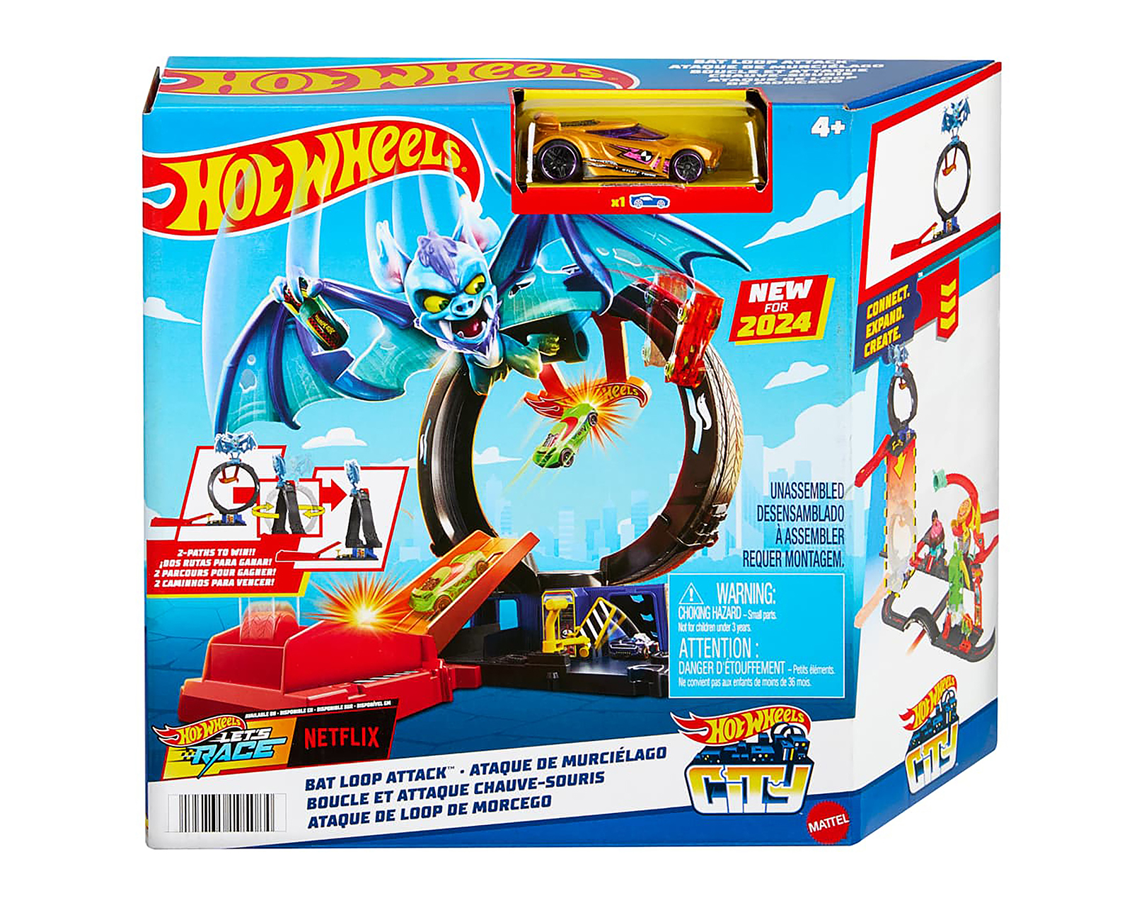 Foto 6 pulgar | Foto 5 | Pista de juguete Hot Wheels City Ataque de Murciélago