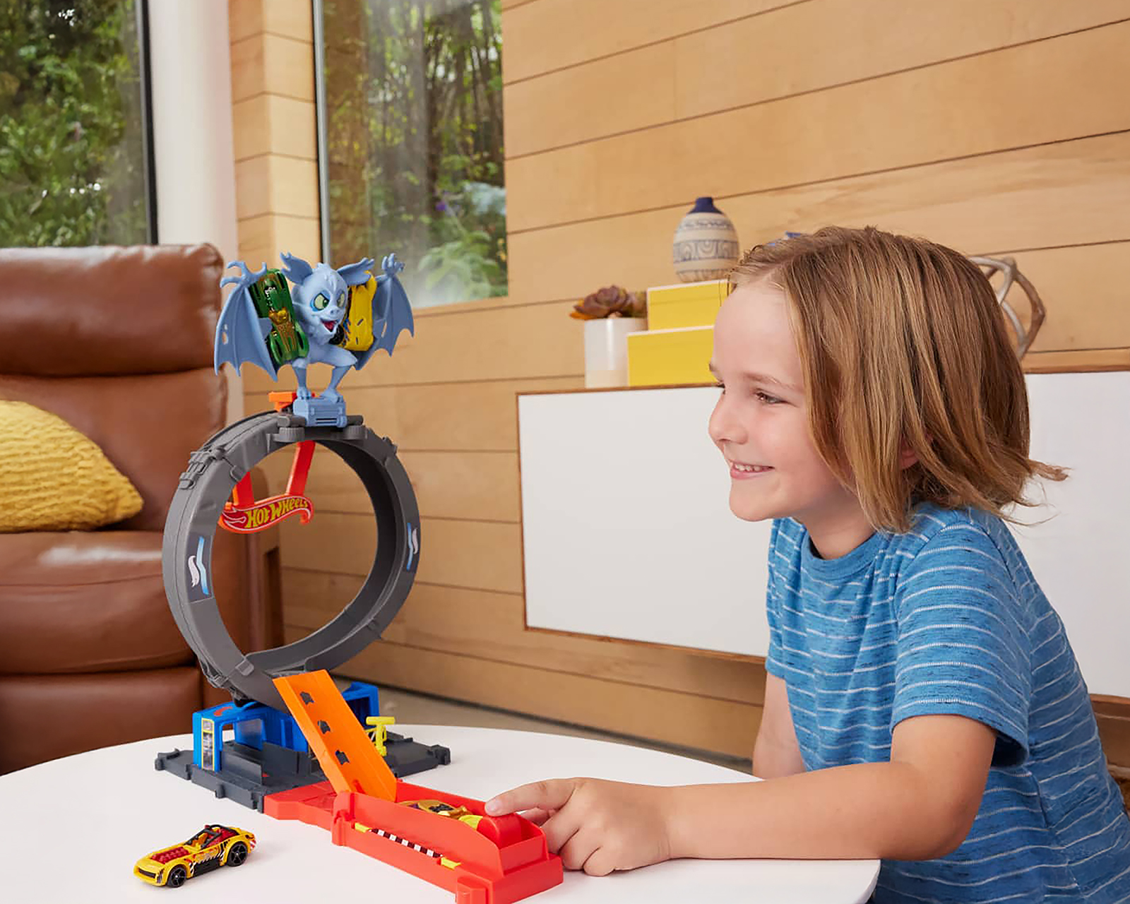 Foto 7 pulgar | Foto 6 | Pista de juguete Hot Wheels City Ataque de Murciélago