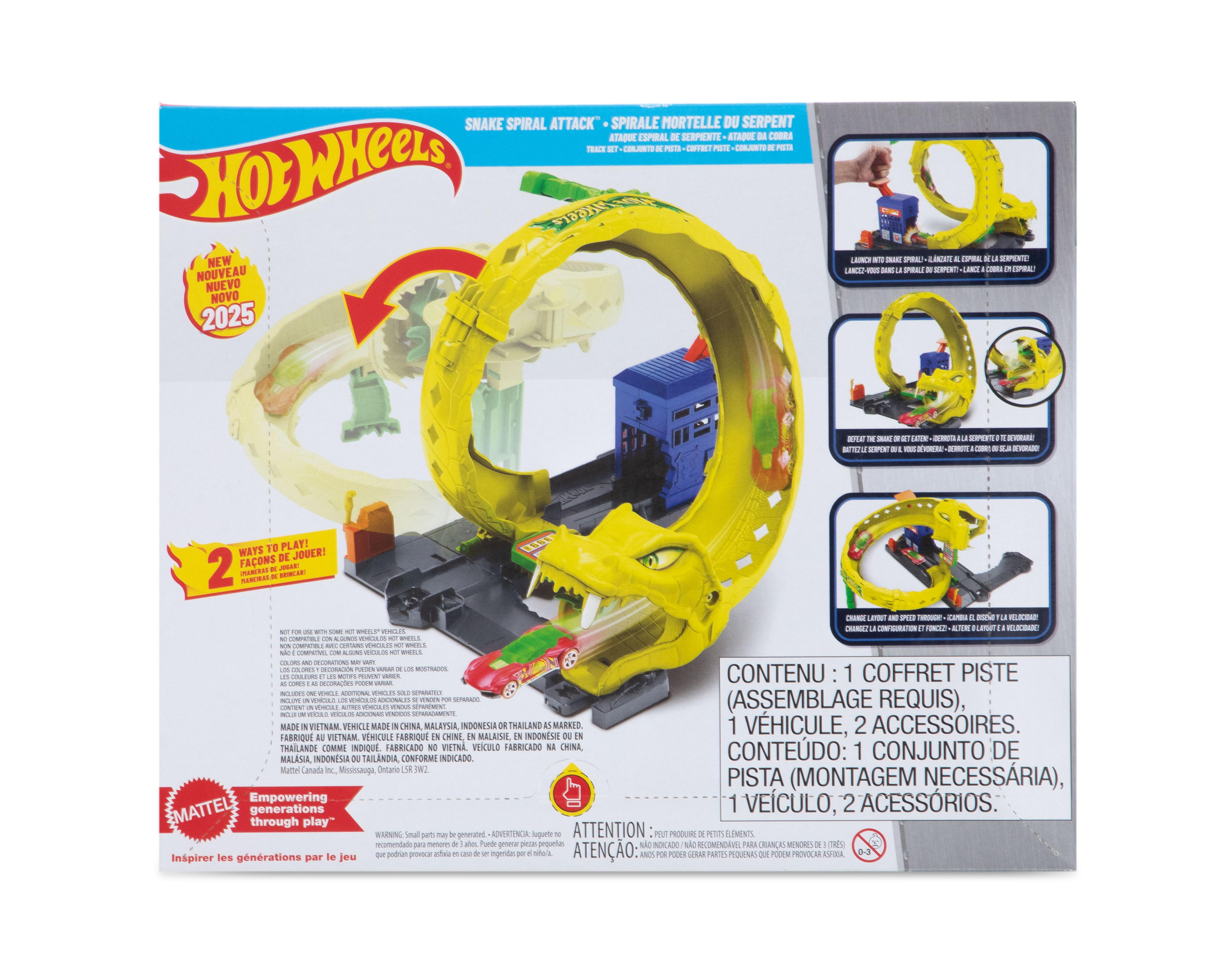 Foto 3 pulgar | Foto 2 | Pista Ataque de Serpiente Hot Wheels City con Vehículo