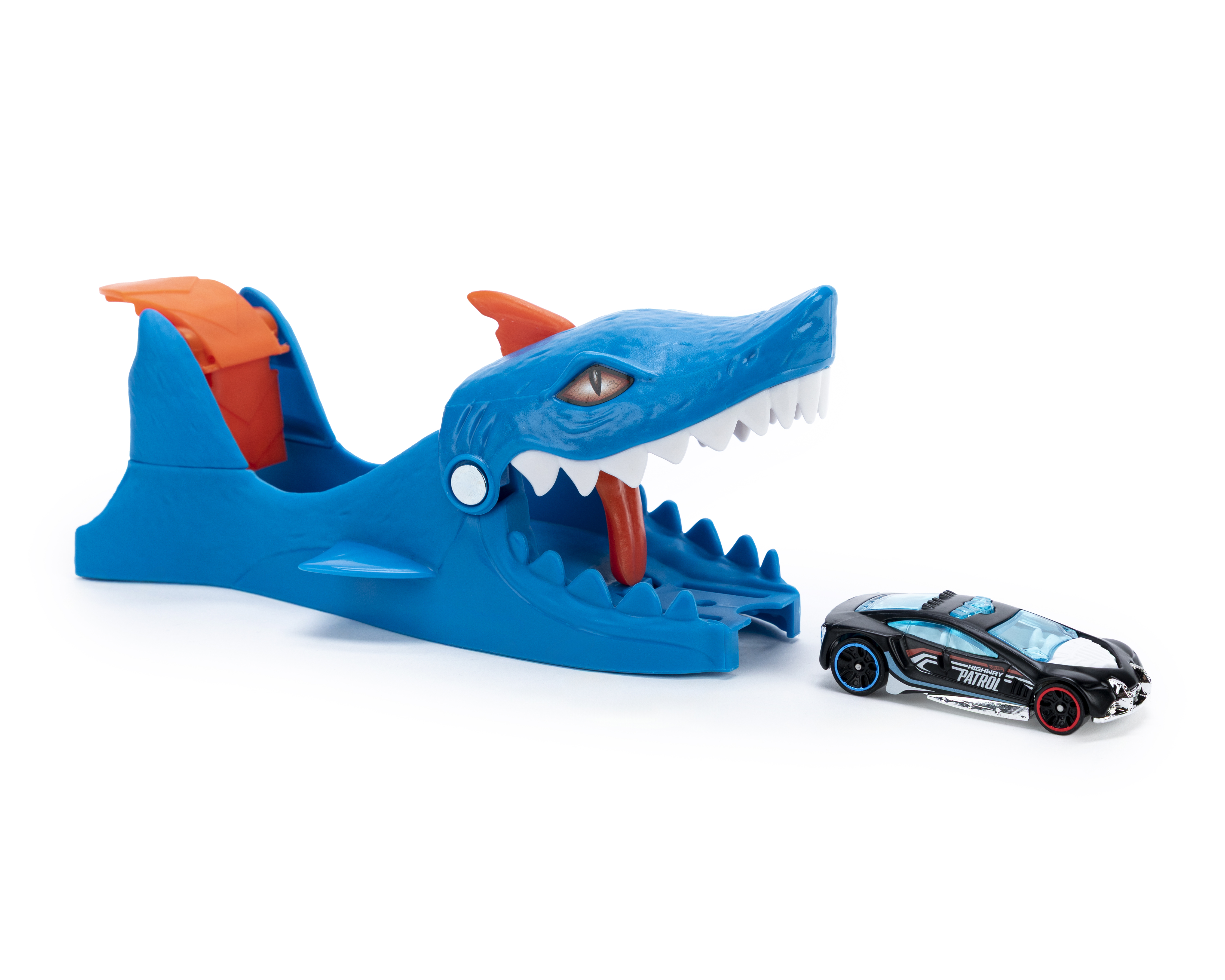 Pista de Juguete Hot Wheels Lanzador de Tiburón