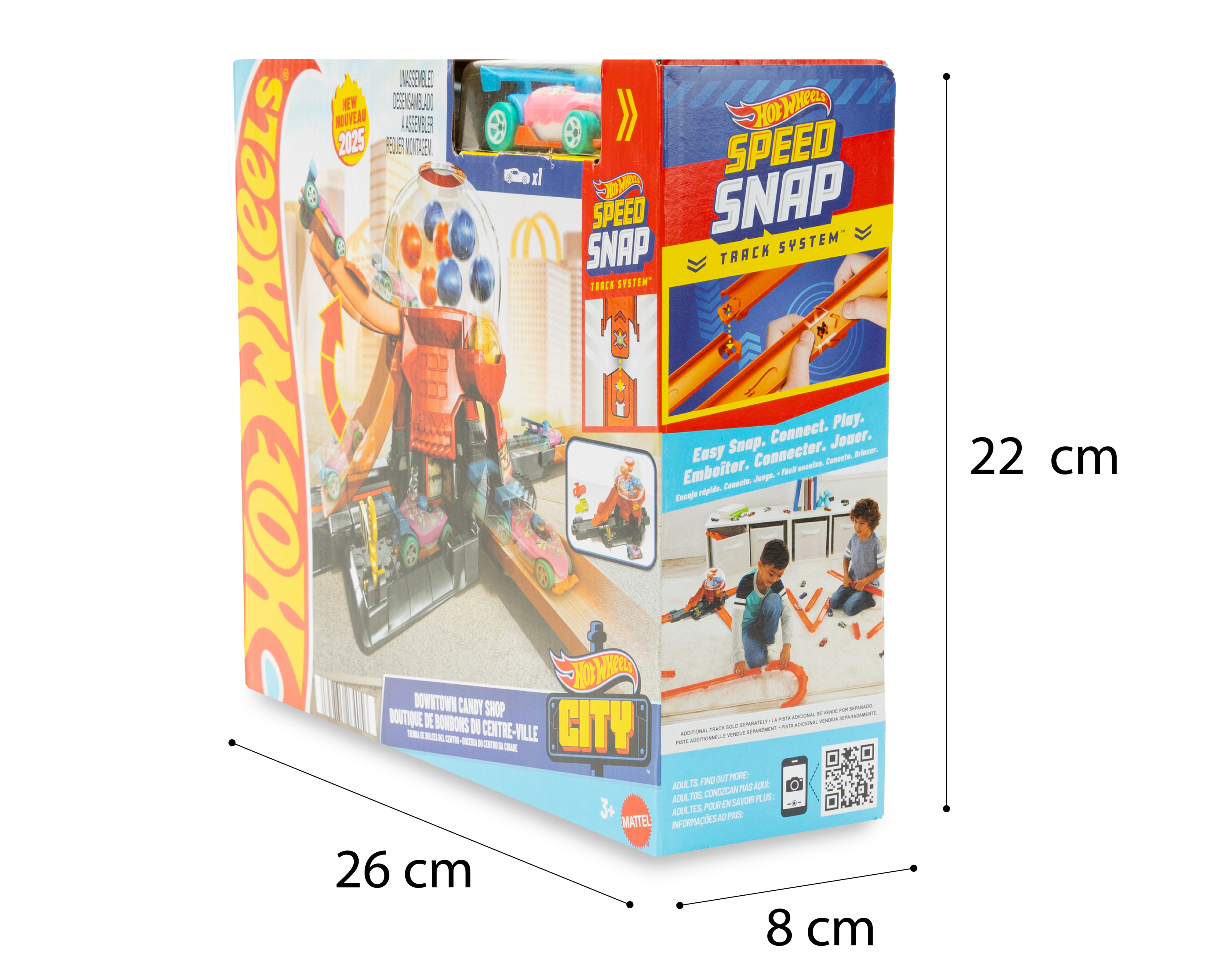 Foto 4 pulgar | Foto 3 | Pista de Juguete Hot Wheels Tienda de Dulces con Vehículo