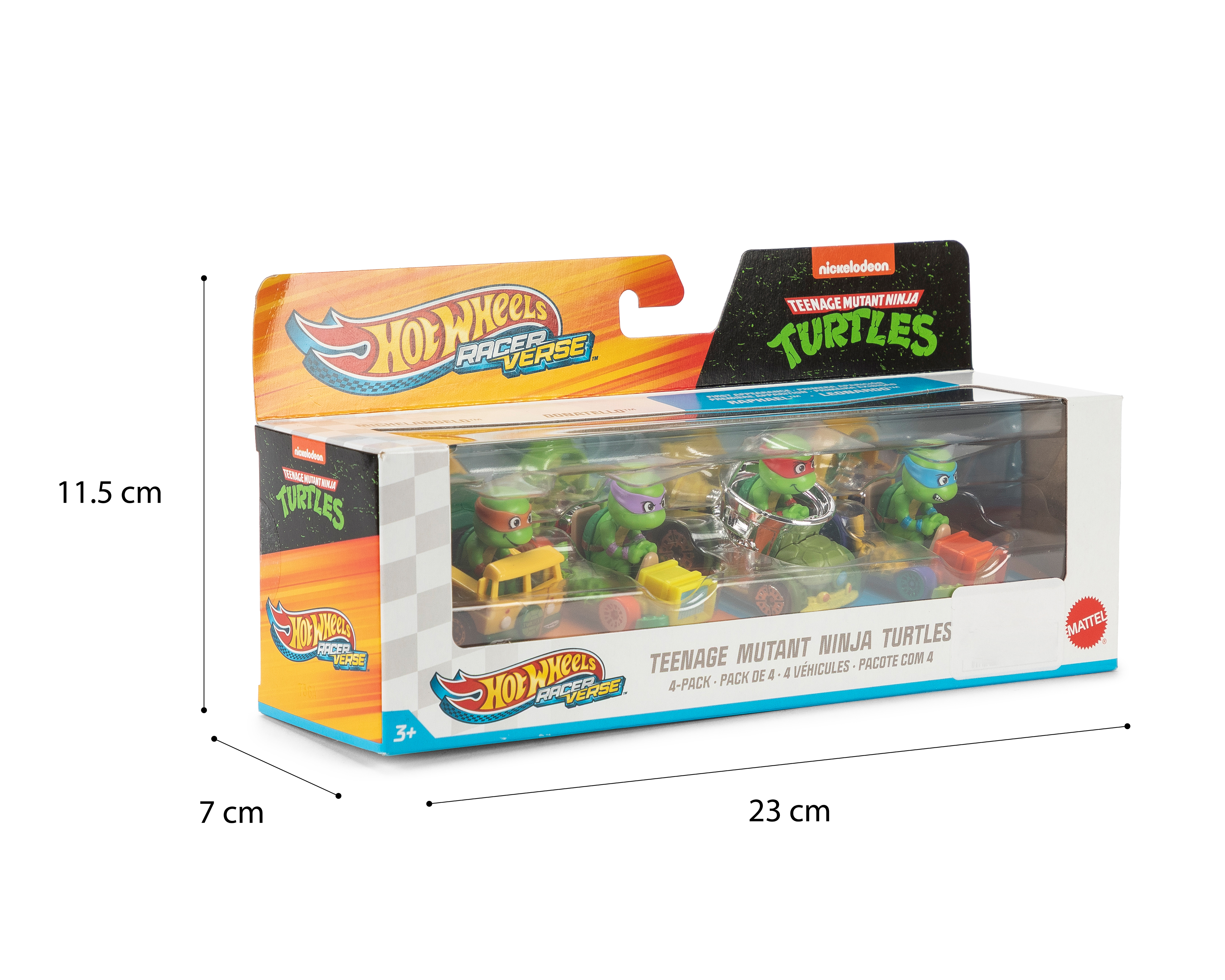 Foto 5 | Foto 5 | Carro Hot Wheels Tortugas Ninja 4 Piezas