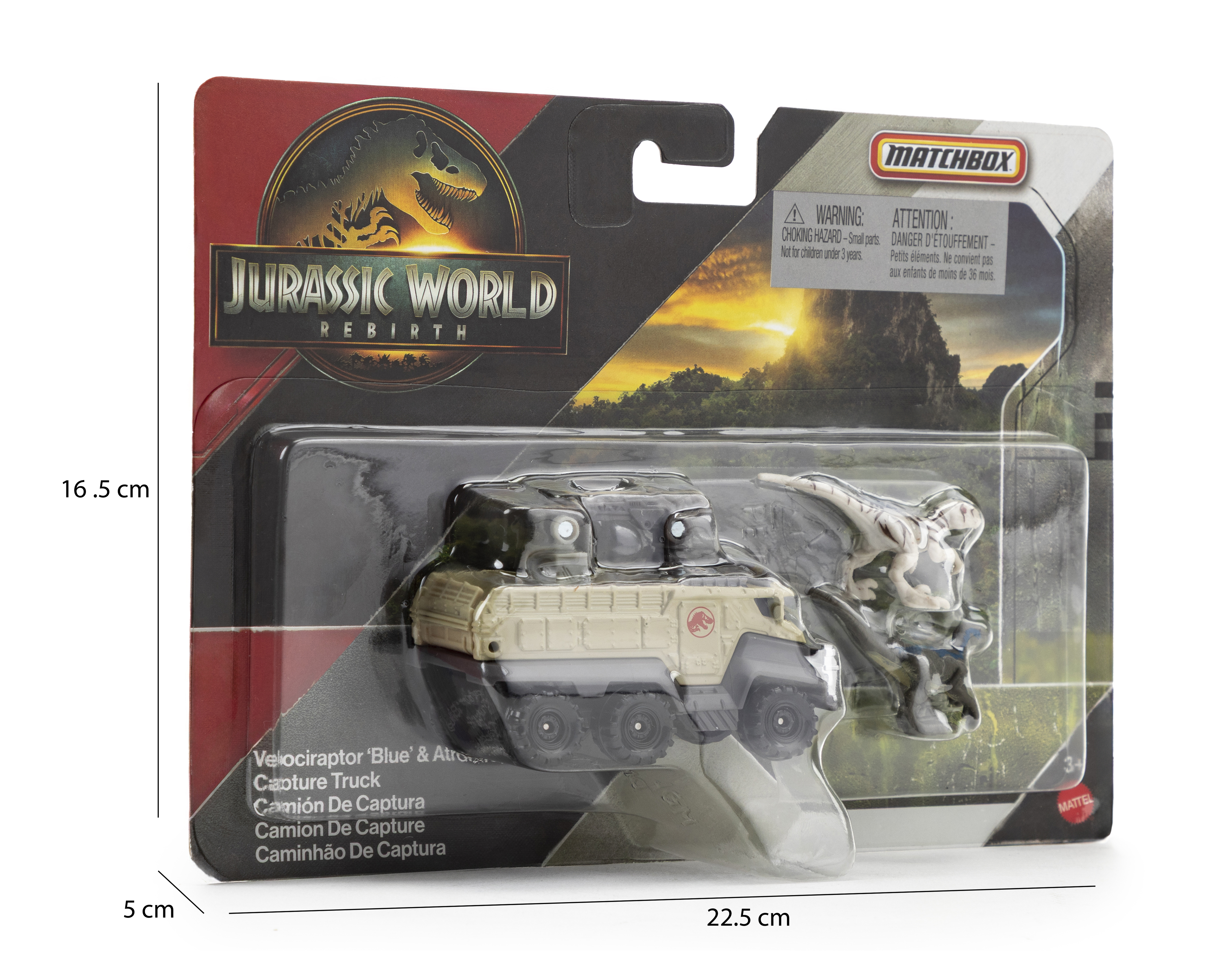 Foto 3 | Foto 3 | Camión de Captura Jurassic World Rebirth Match Box