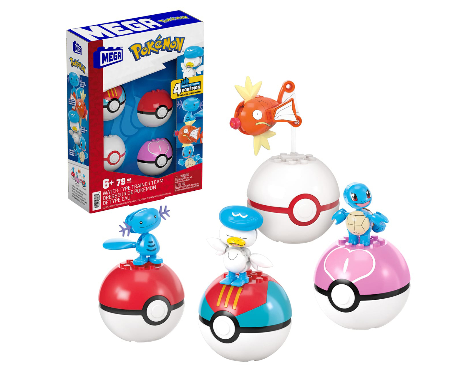 MEGA Pokémon Equipo de Entrenador Tipo Agua