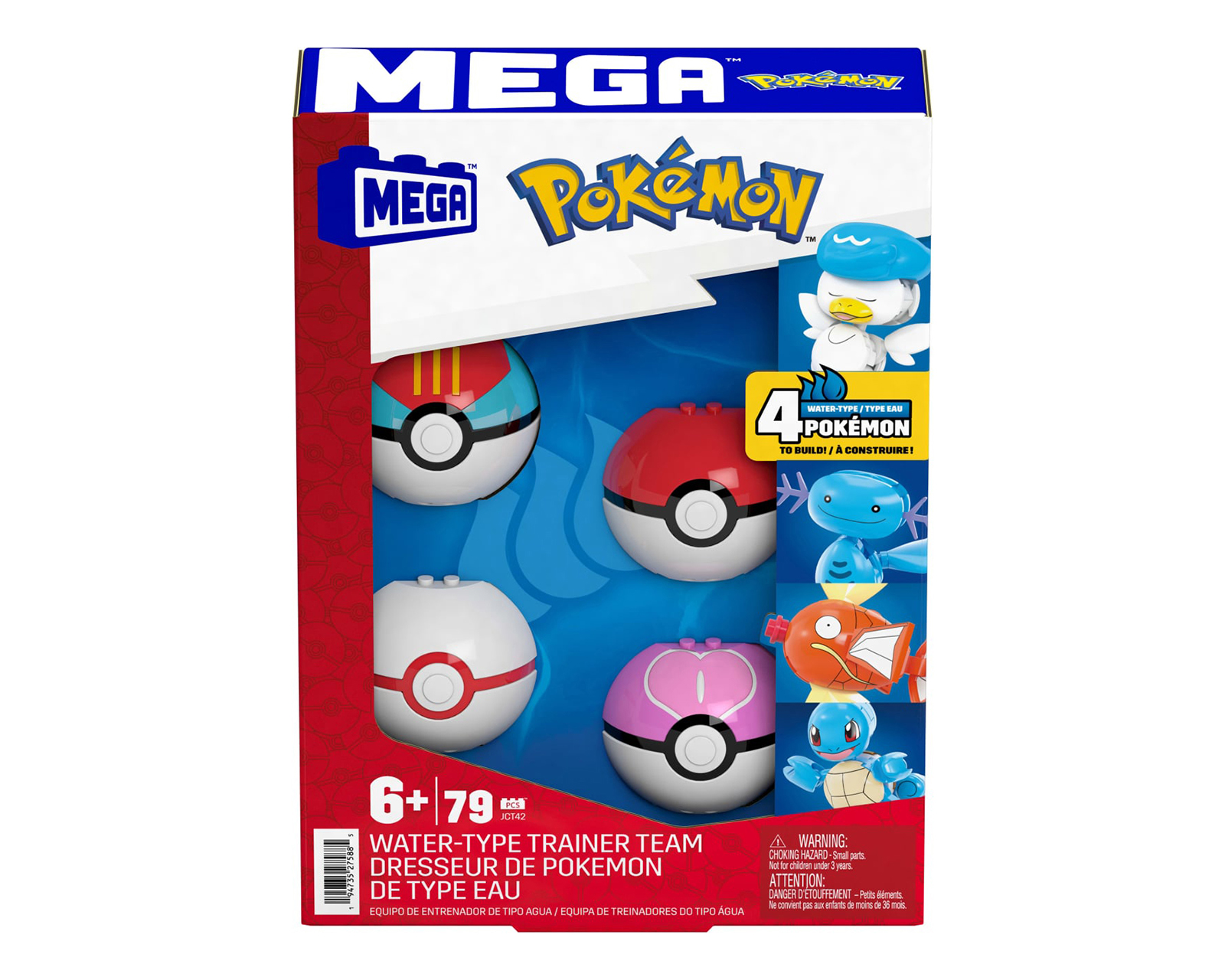 Foto 6 pulgar | Foto 5 | MEGA Pokémon Equipo de Entrenador Tipo Agua