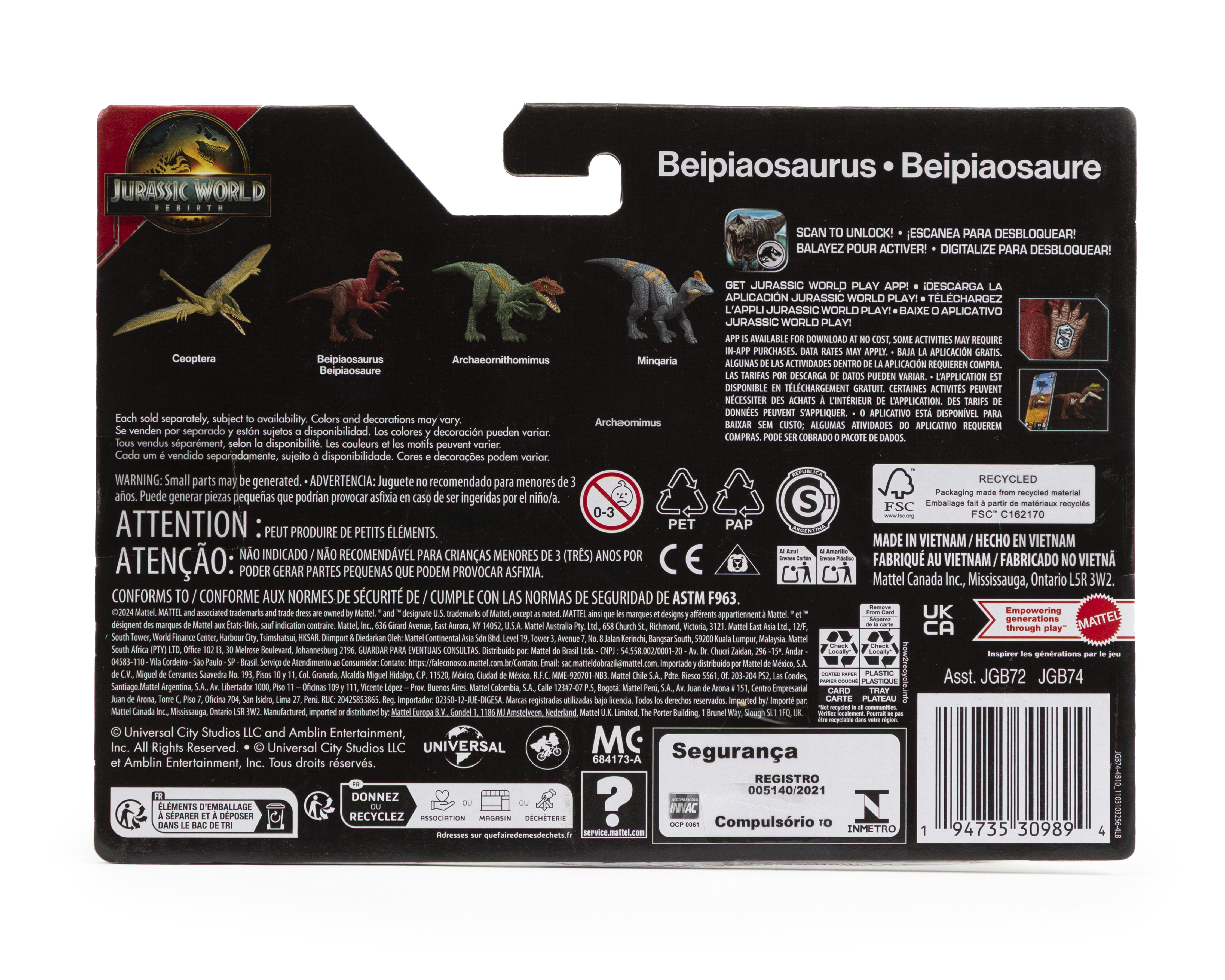 Foto 2 | Foto 2 | Dinosaurio Jurassic World Articulado