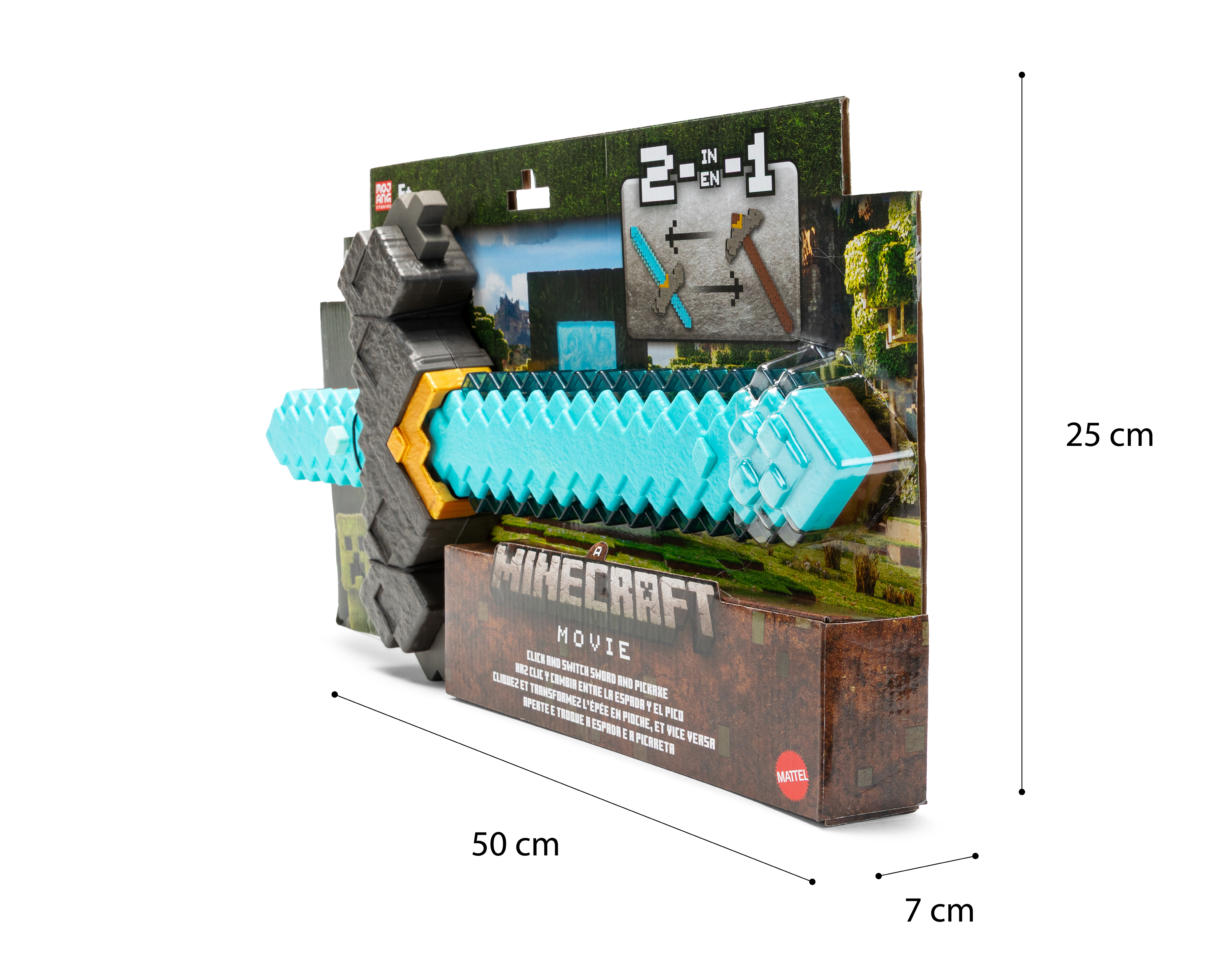 Foto 3 | Foto 3 | Espada de Juguete Minecraft 2 en 1