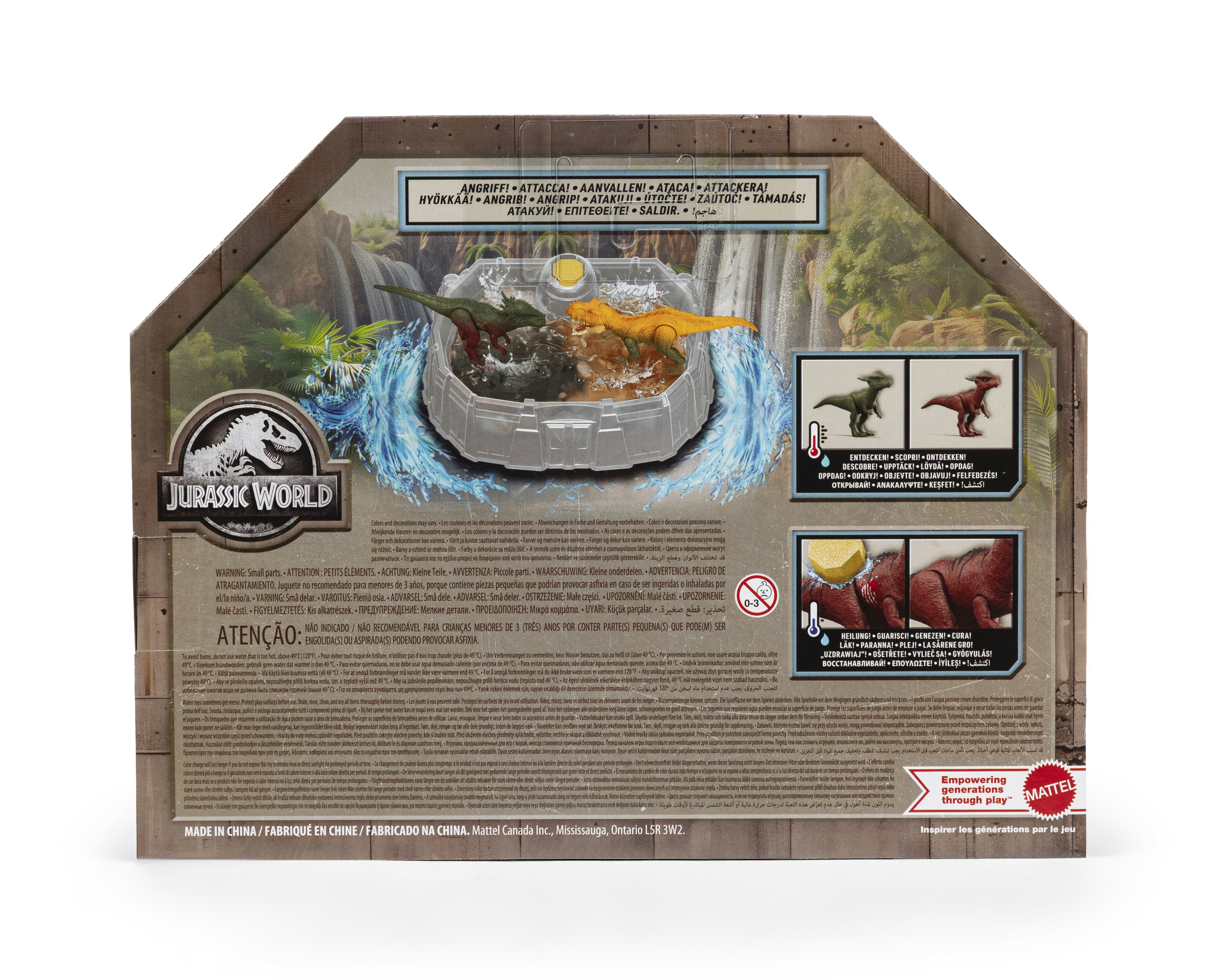 Foto 3 pulgar | Foto 2 | Dinosaurios Jurassic World Dino Reveal 3 Piezas