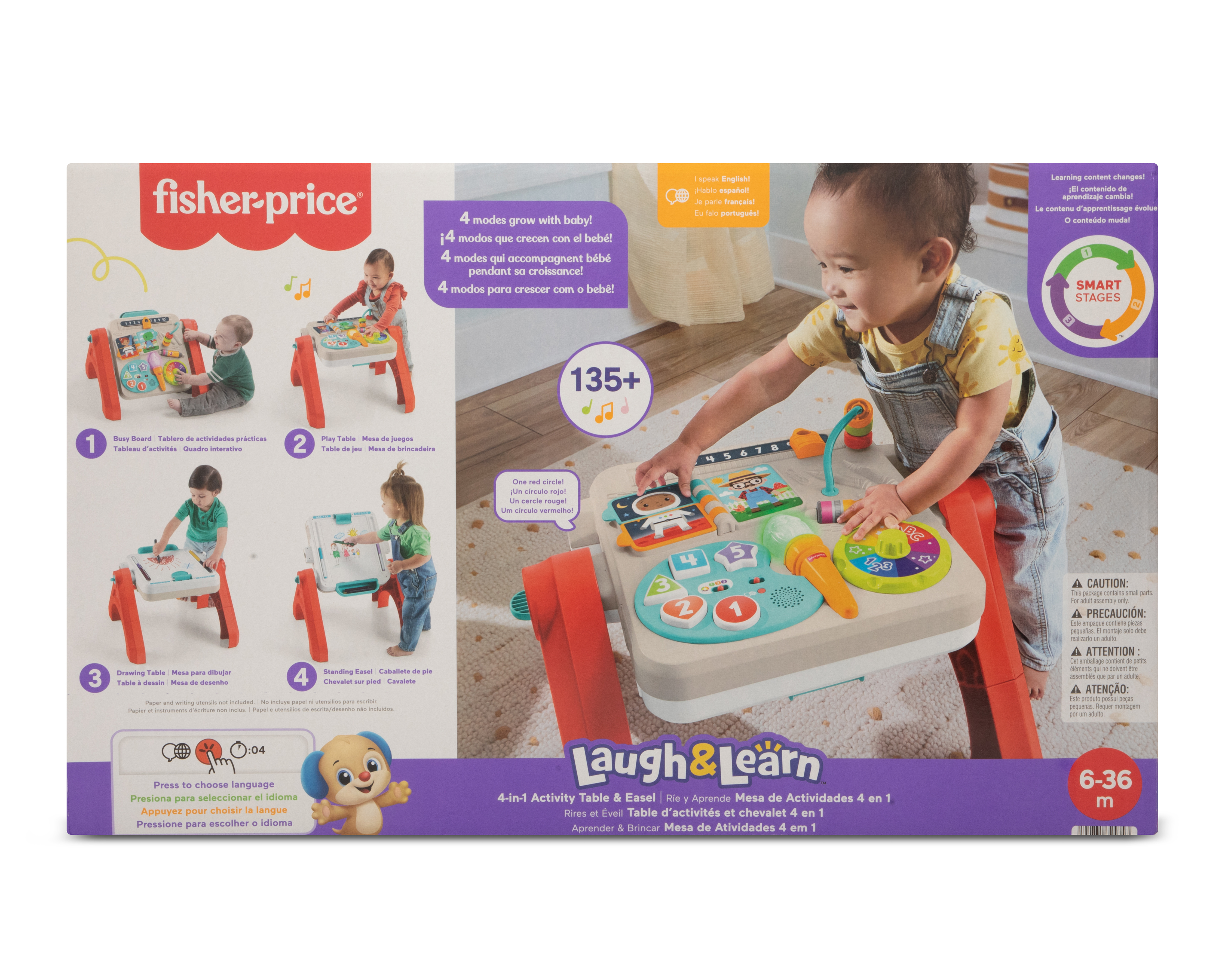 Foto 4 | Foto 4 | Mesa Interactiva 4 en 1 Fisher-Price con Sonido