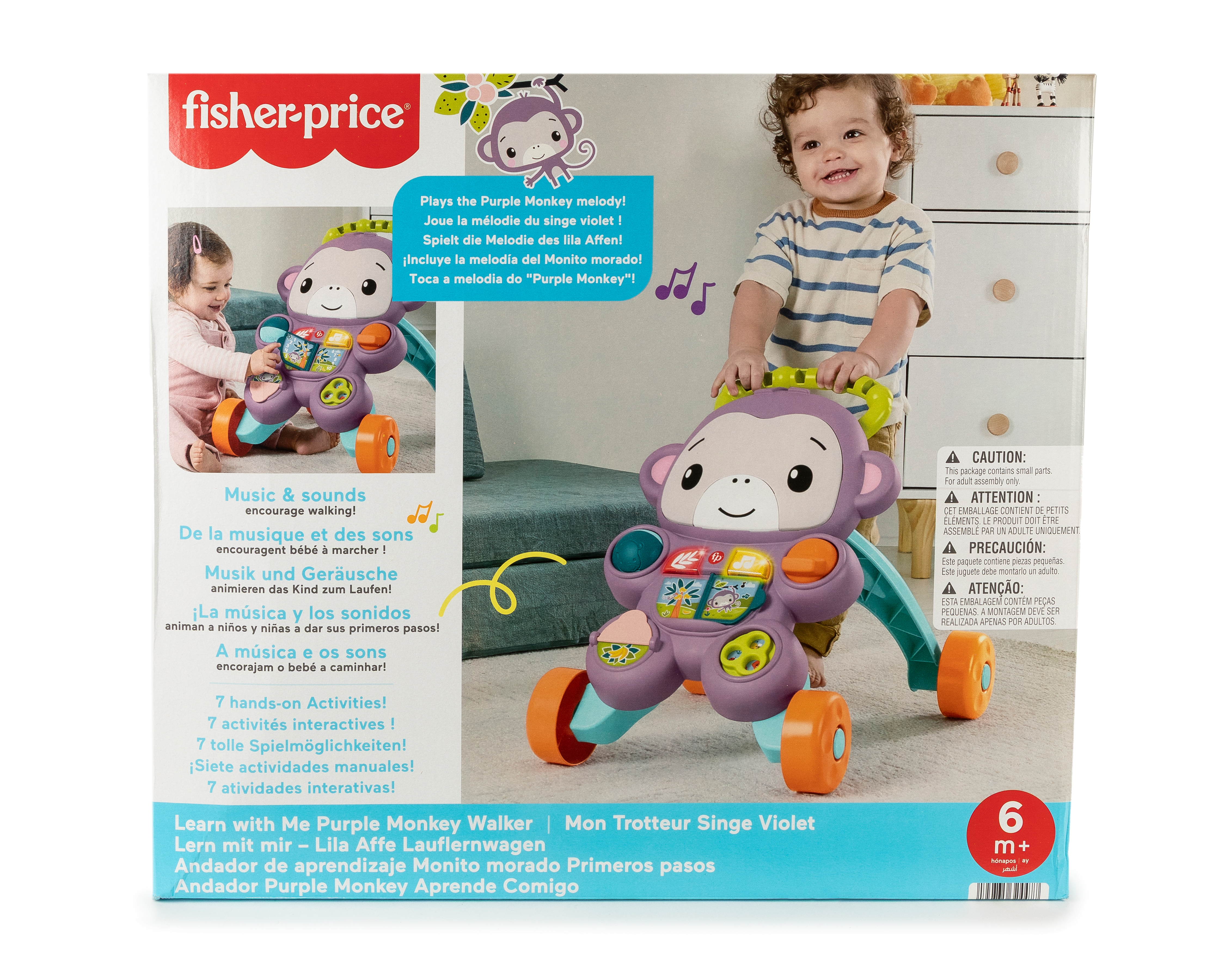 Foto 1 | Foto 1 | Andadera para Bebé Fisher Price Aprende Conmigo Amigo Mono