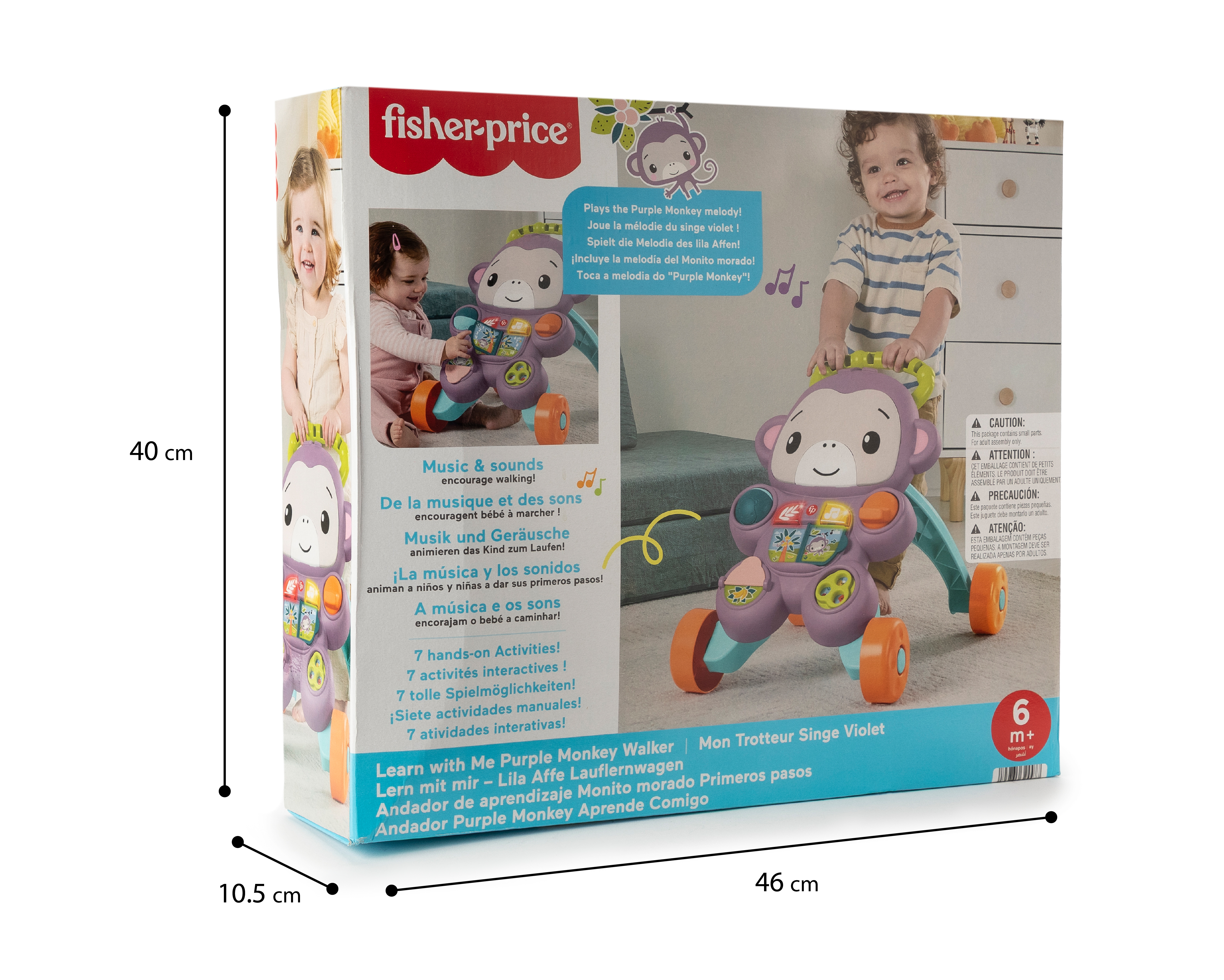 Foto 3 | Foto 3 | Andadera para Bebé Fisher Price Aprende Conmigo Amigo Mono