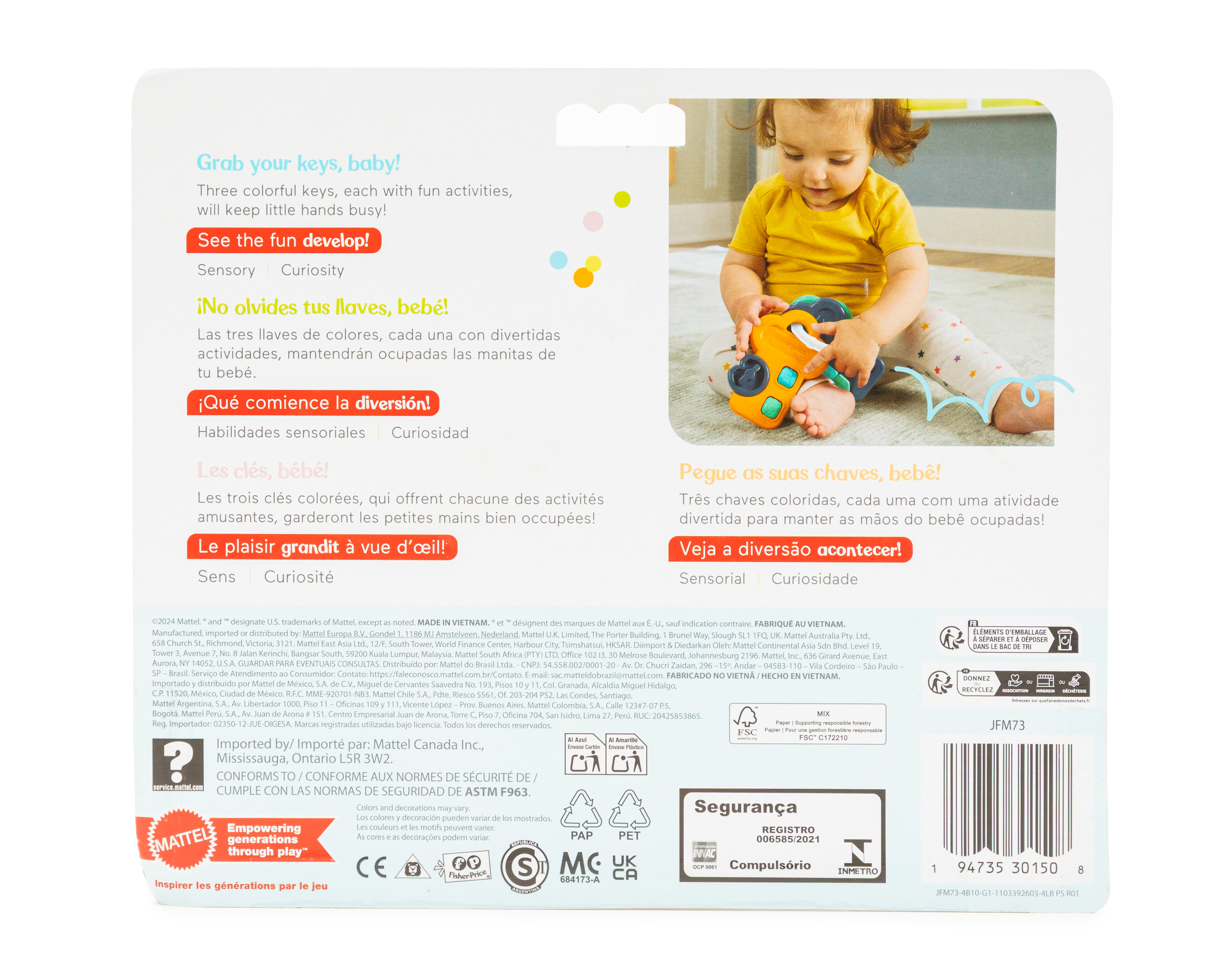 Foto 2 | Foto 2 | Llavero de Actividades Fisher-Price