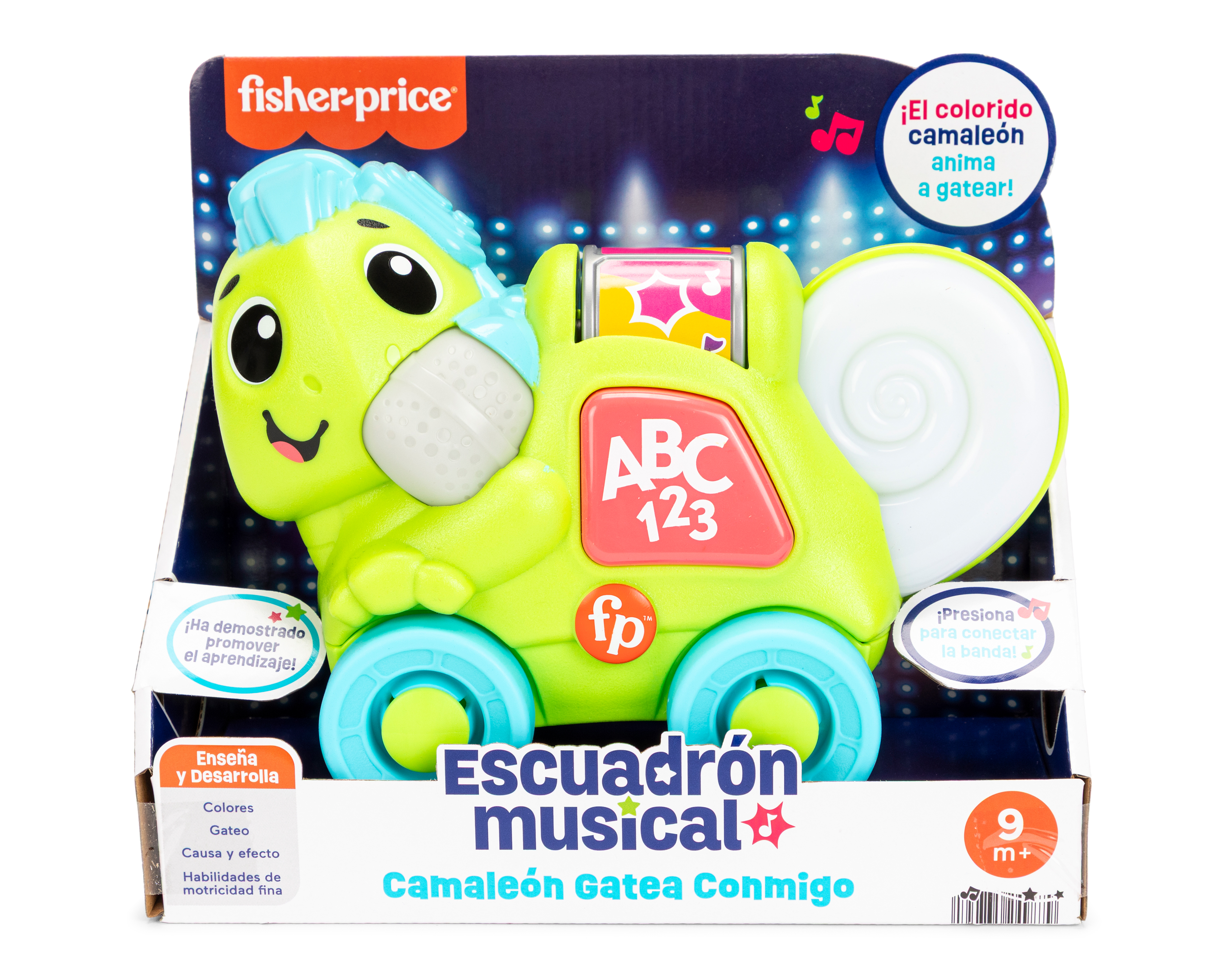 Foto 5 pulgar | Foto 4 | Escuadrón Musical Camaleón Gatea Conmigo Fisher-Price