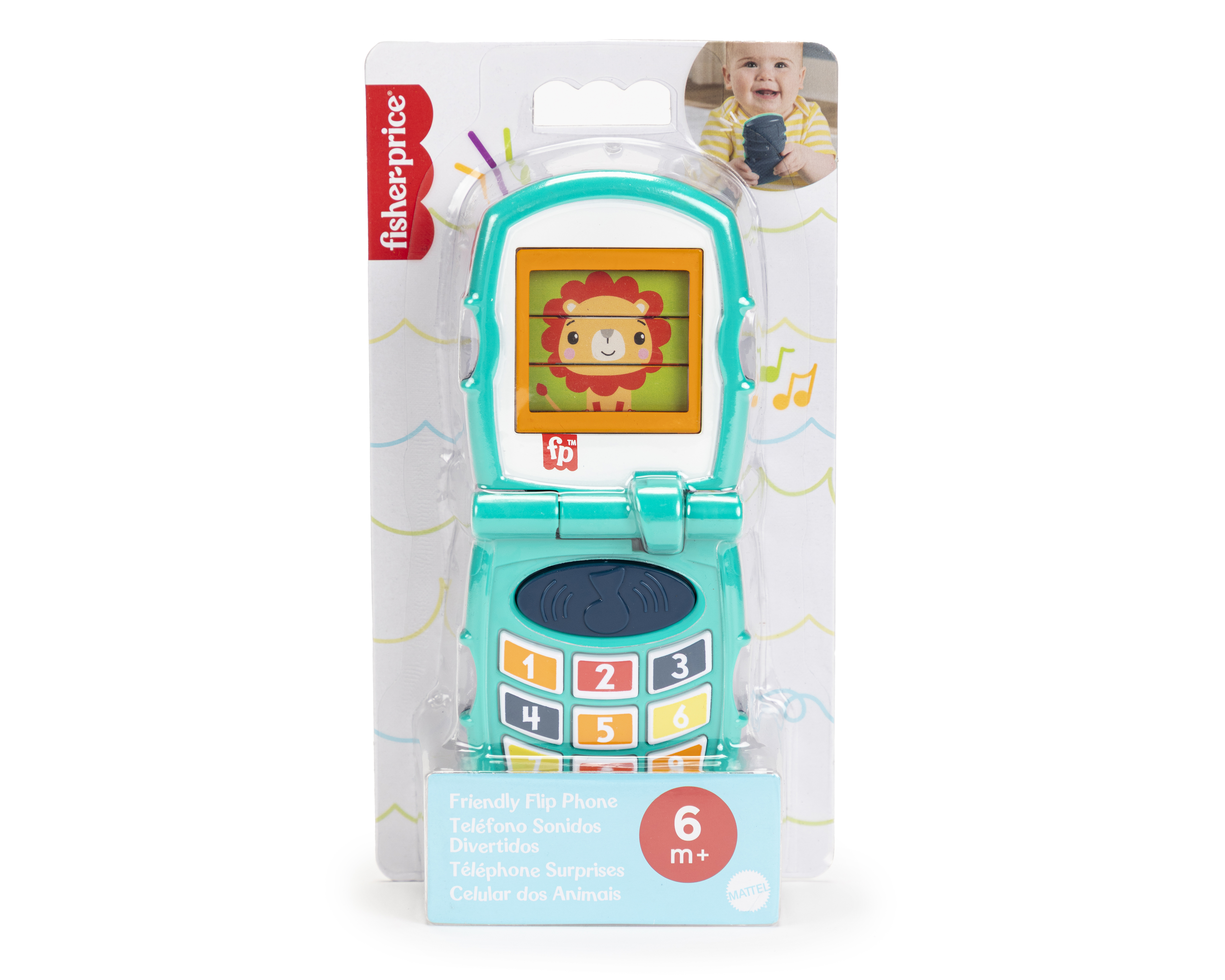 Foto 2 pulgar | Foto 1 | Teléfono de Juguete Sonidos Divertidos Fisher-Price