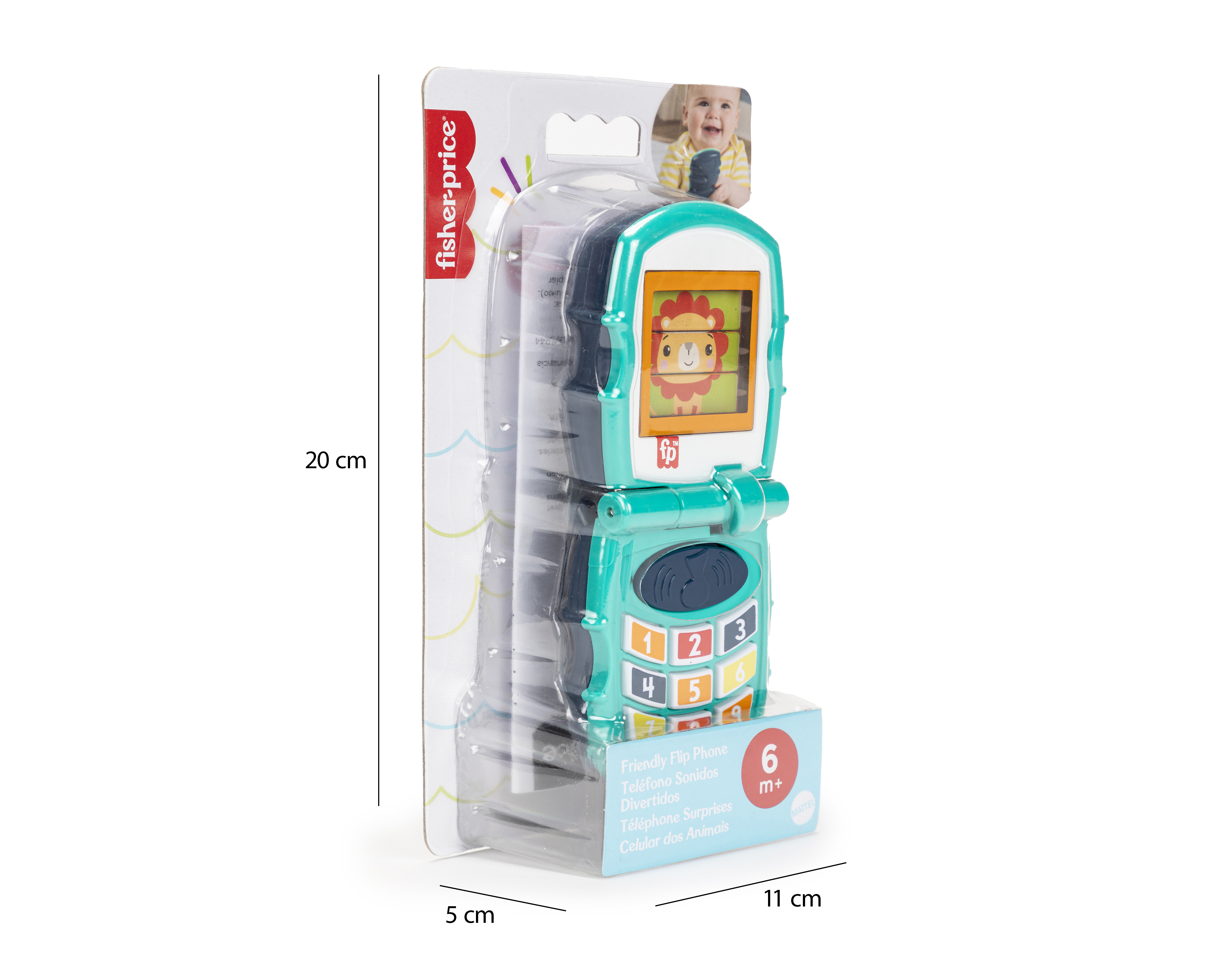 Foto 4 pulgar | Foto 3 | Teléfono de Juguete Sonidos Divertidos Fisher-Price