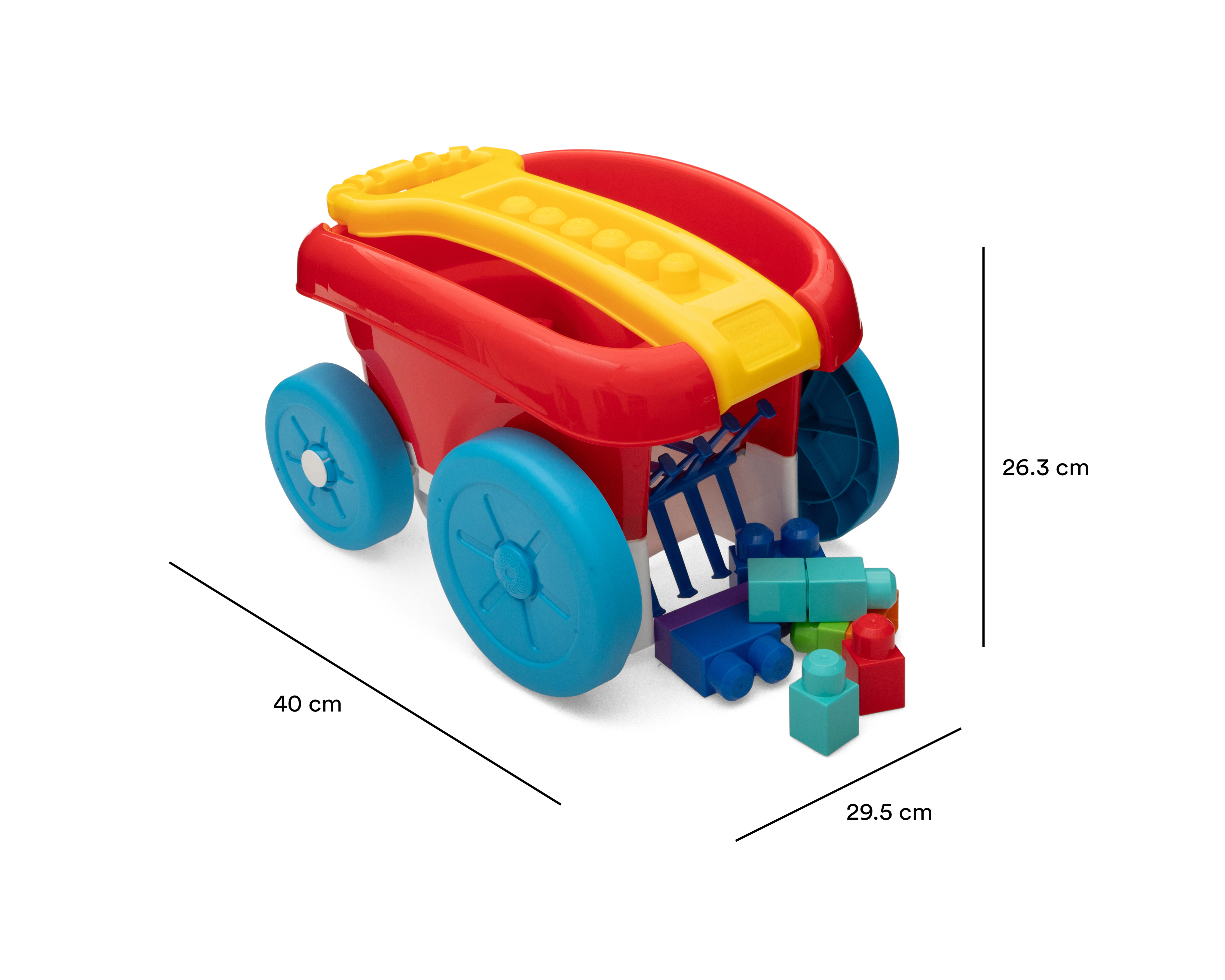 Foto 7 pulgar | Foto 6 | Vagón de Construcción Mega Bloks 20 Piezas