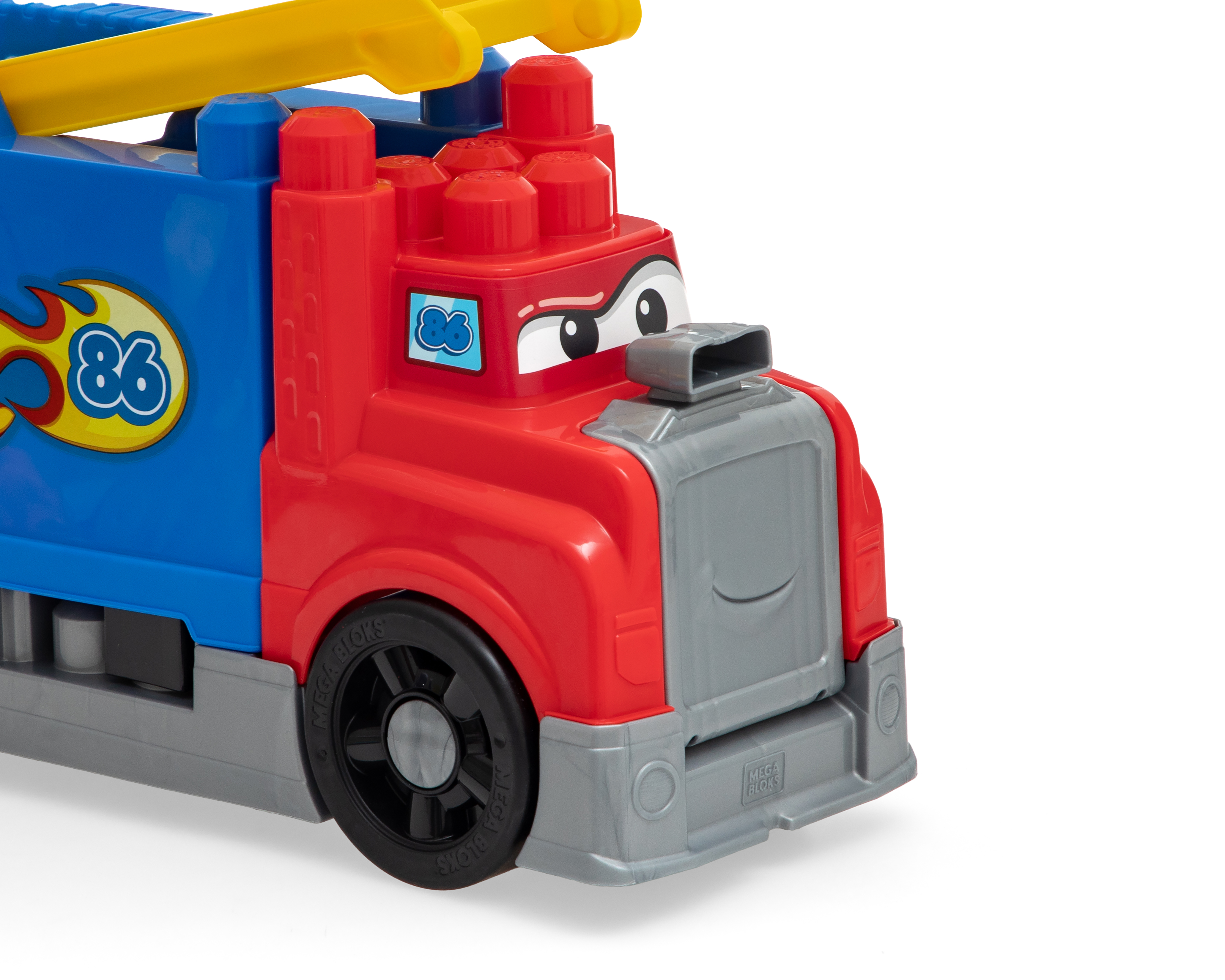 Foto 4 pulgar | Foto 3 | Camión con Bloques de Construcción Mega Bloks Fisher-Price con 2 Vehículos