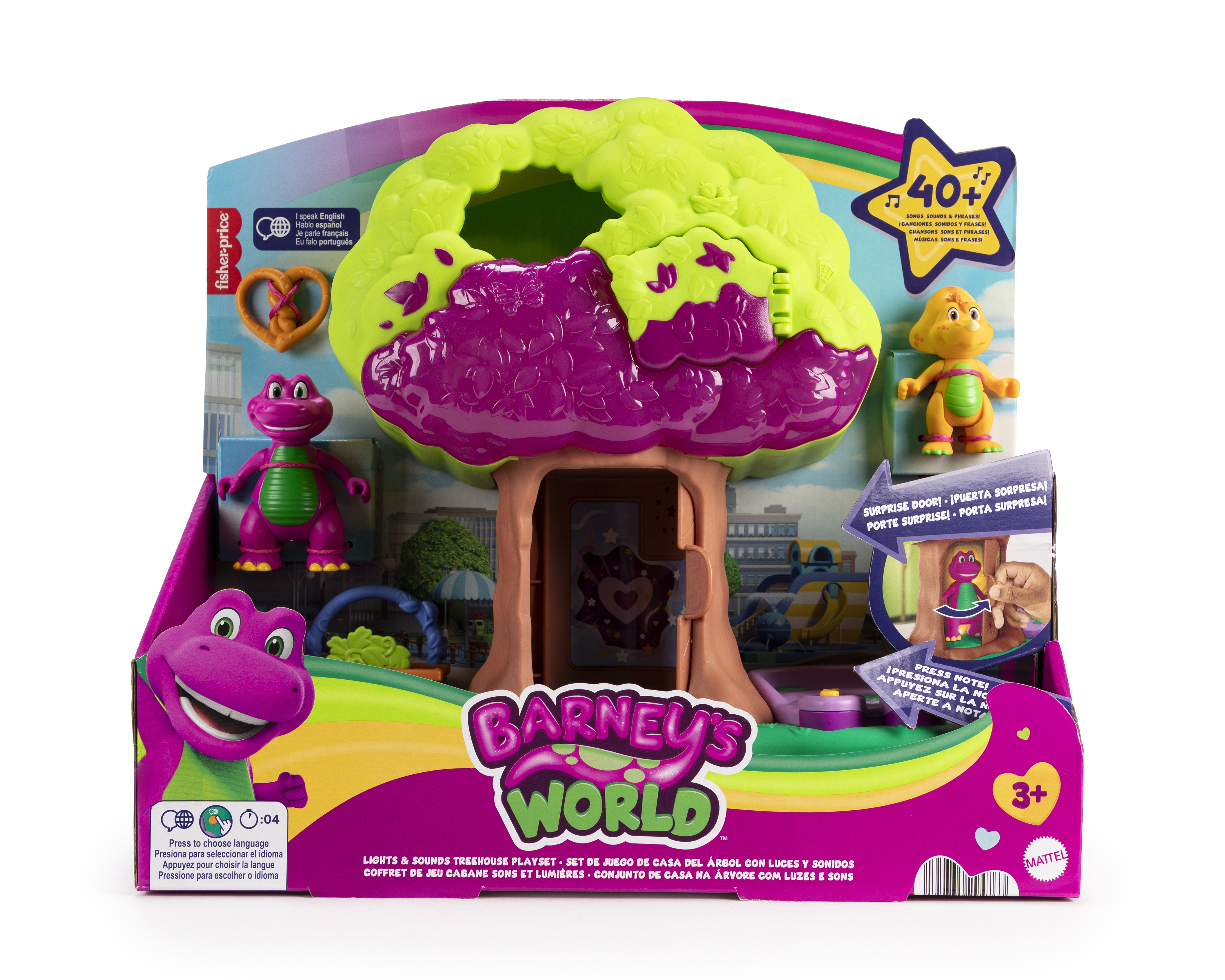 Foto 6 pulgar | Foto 5 | Barney Casa del Árbol Fisher-Price con Sonidos