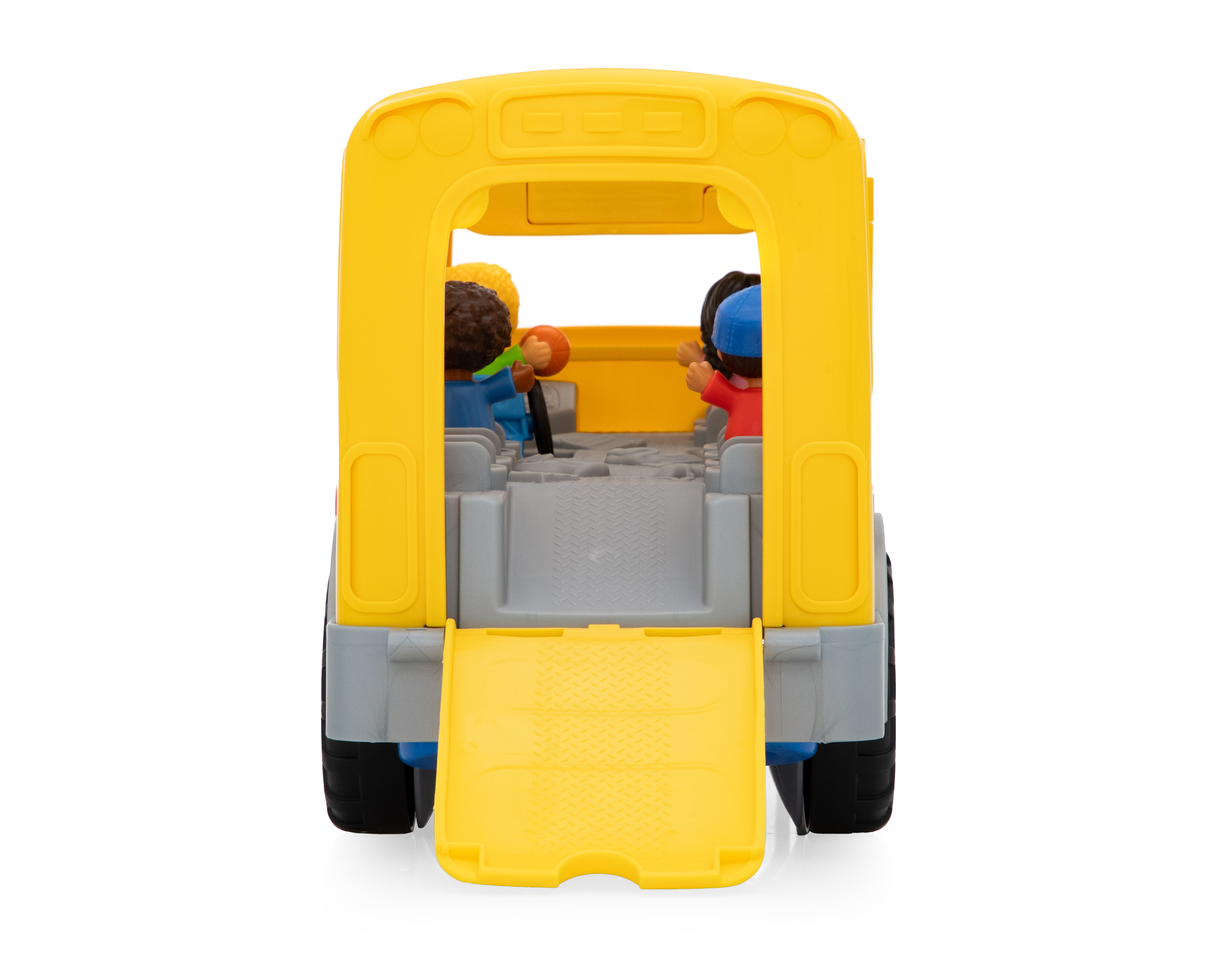 Foto 4 pulgar | Foto 3 | Camión Escolar Little People con Mango Plegable