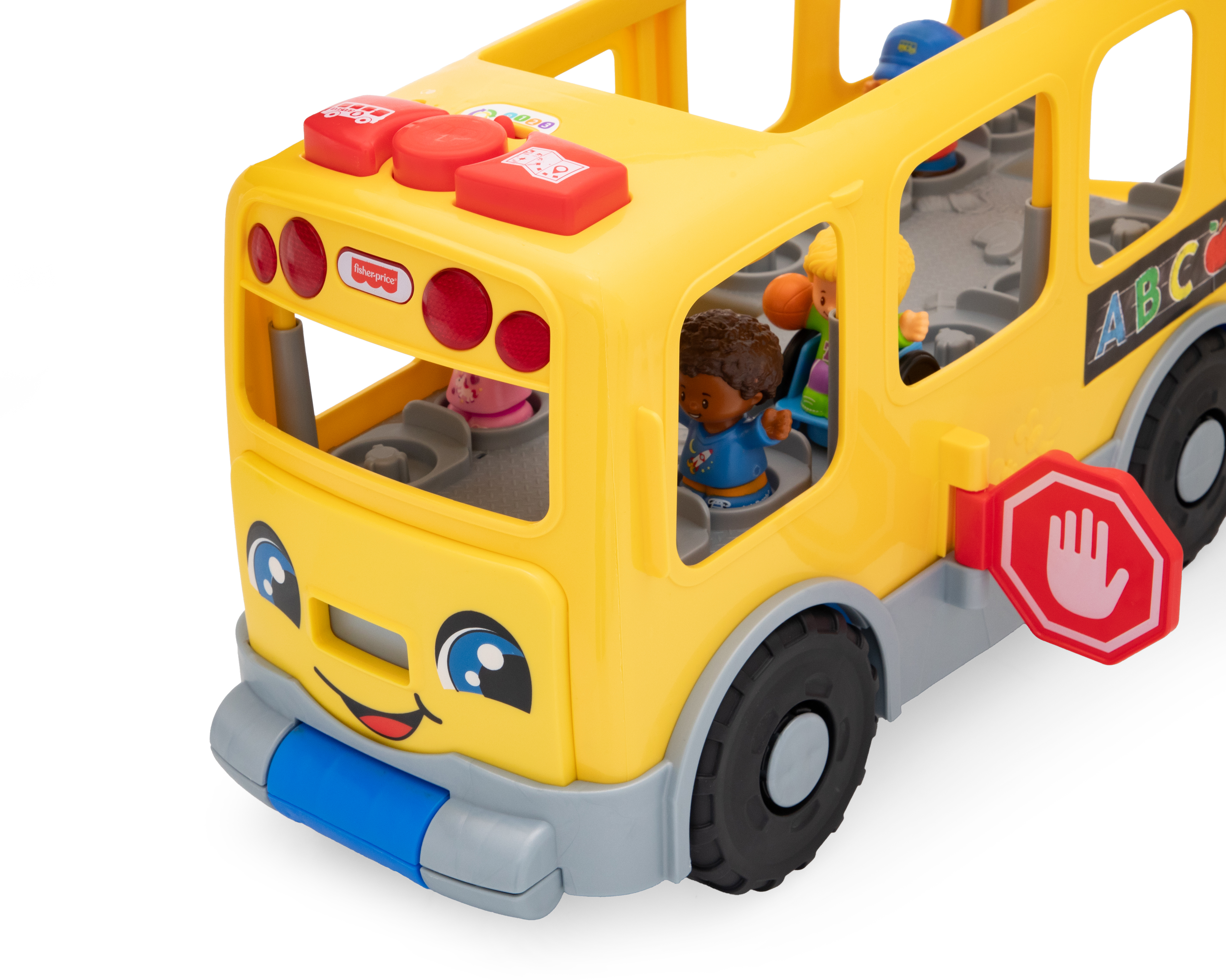 Foto 6 pulgar | Foto 5 | Camión Escolar Little People con Mango Plegable