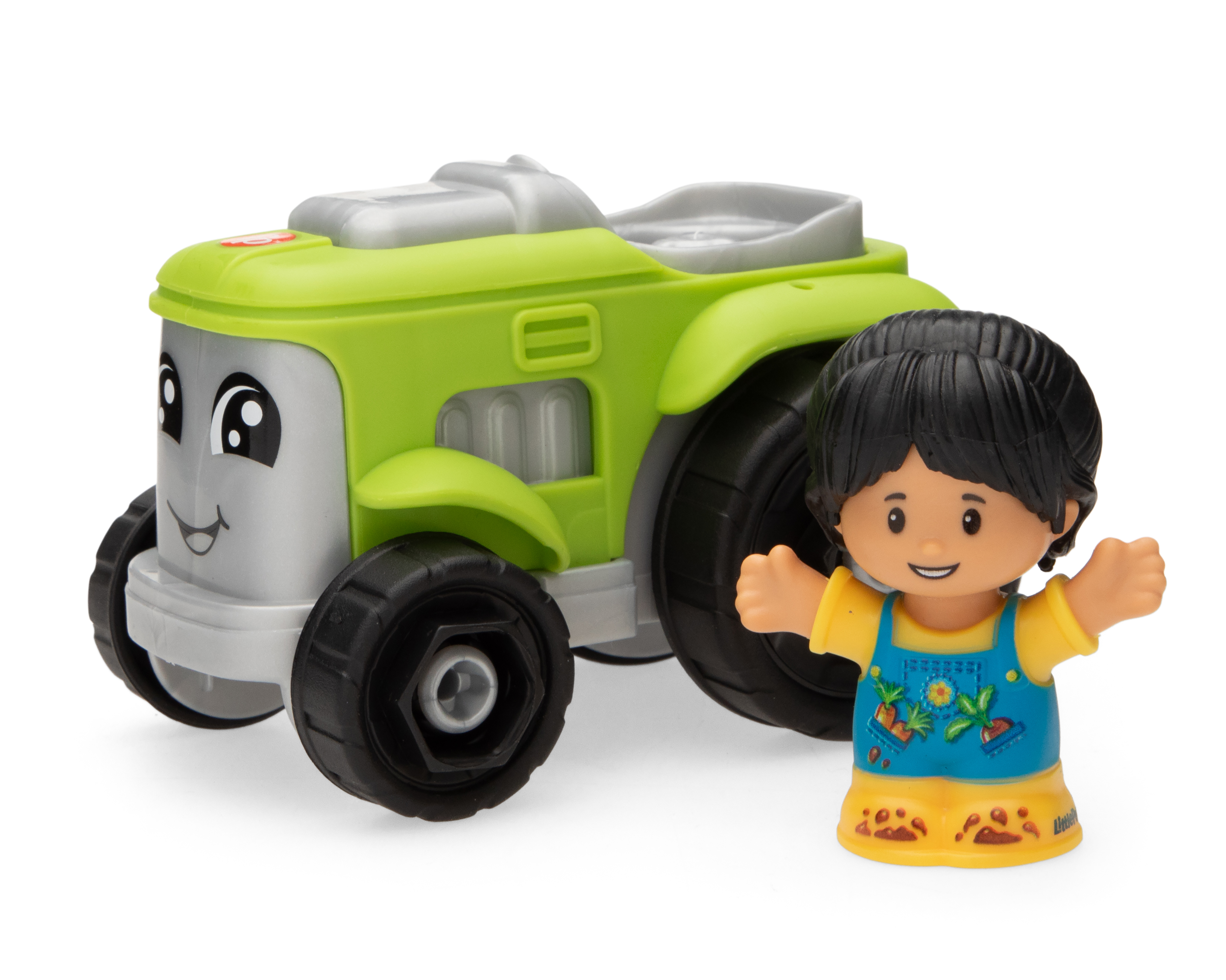 Foto 1 | Foto 1 | Tractor Verde Little People con Figura