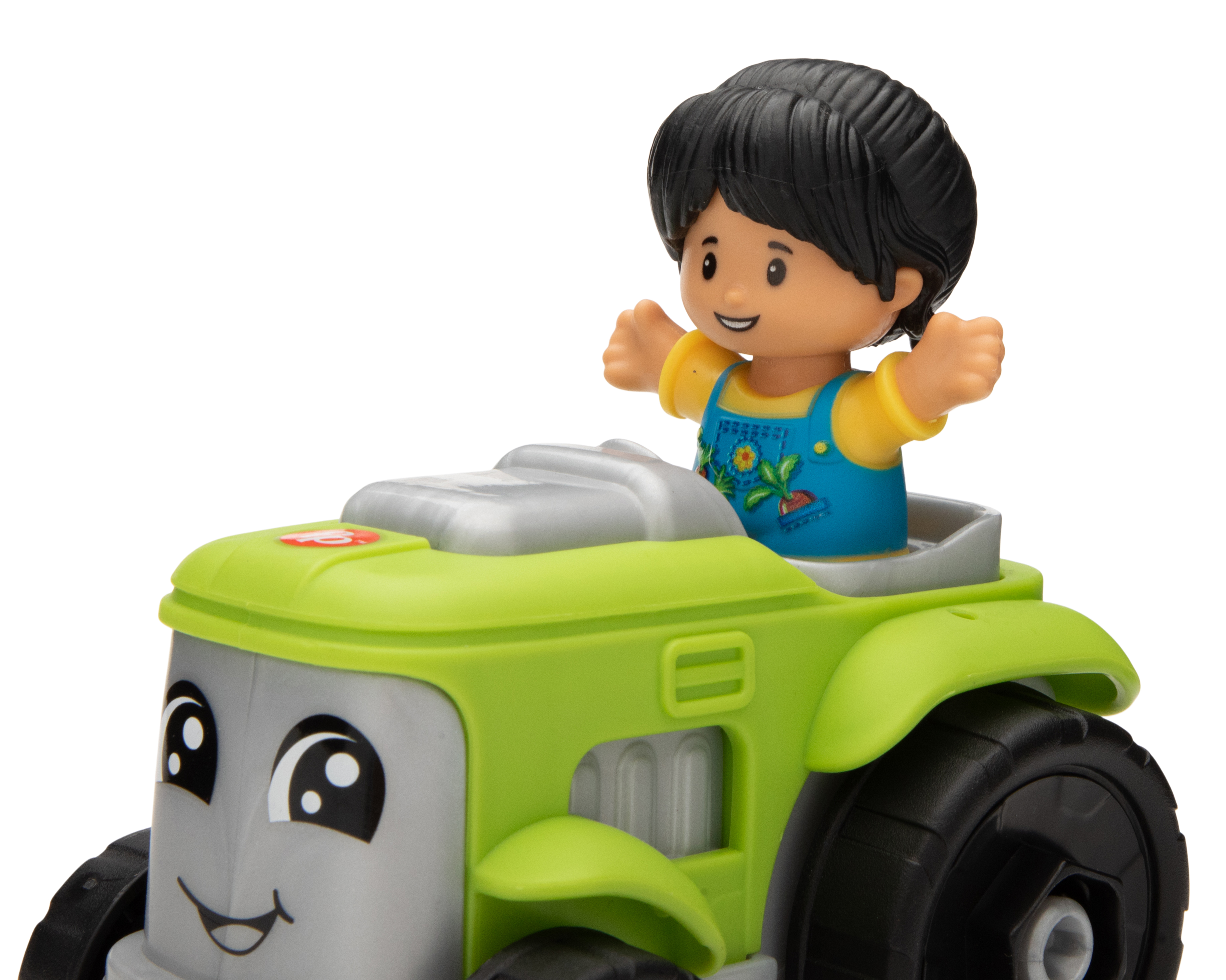 Foto 5 pulgar | Foto 4 | Tractor Verde Little People con Figura