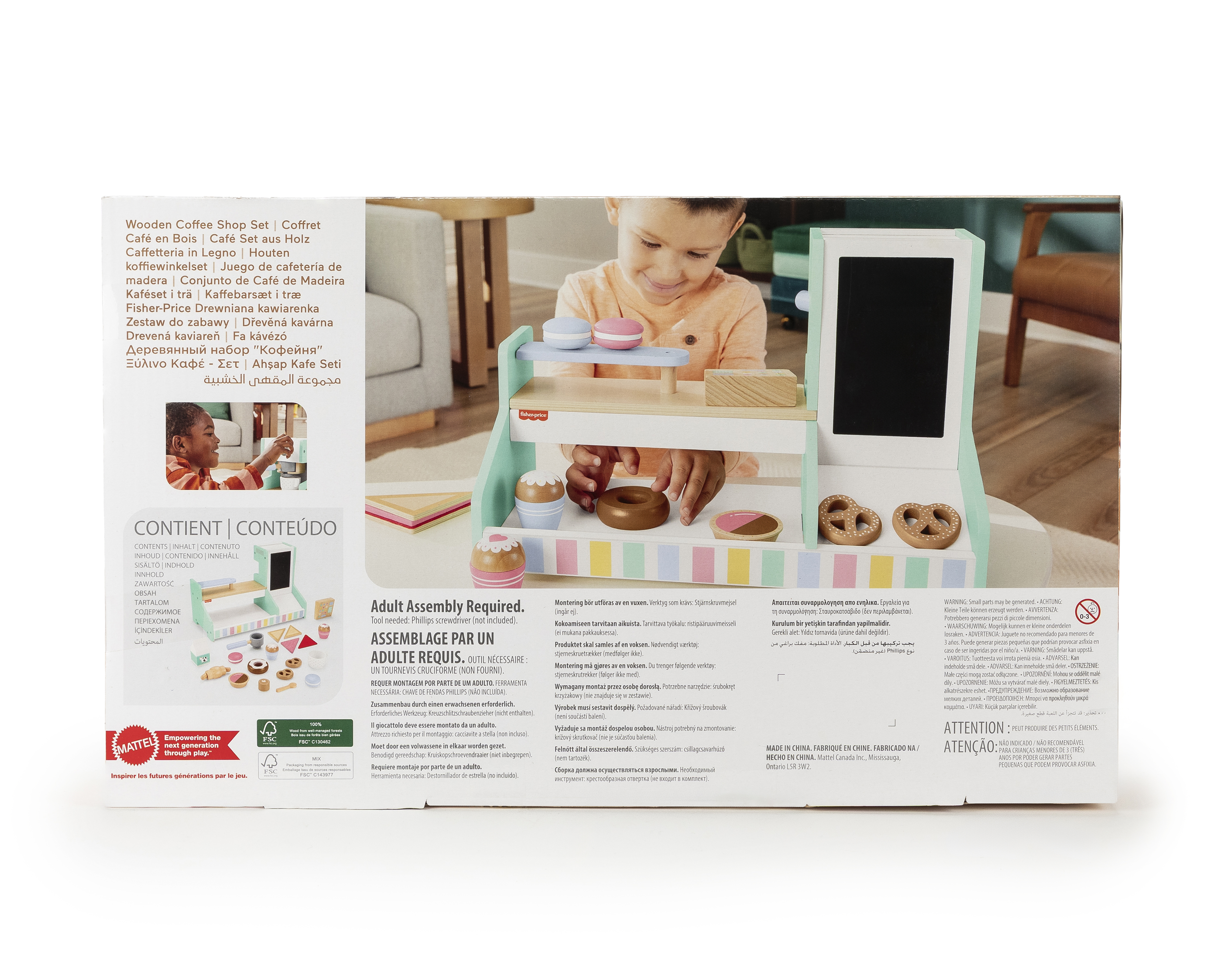 Foto 3 pulgar | Foto 2 | Juego de Cafetería Fisher-Price 20 Piezas