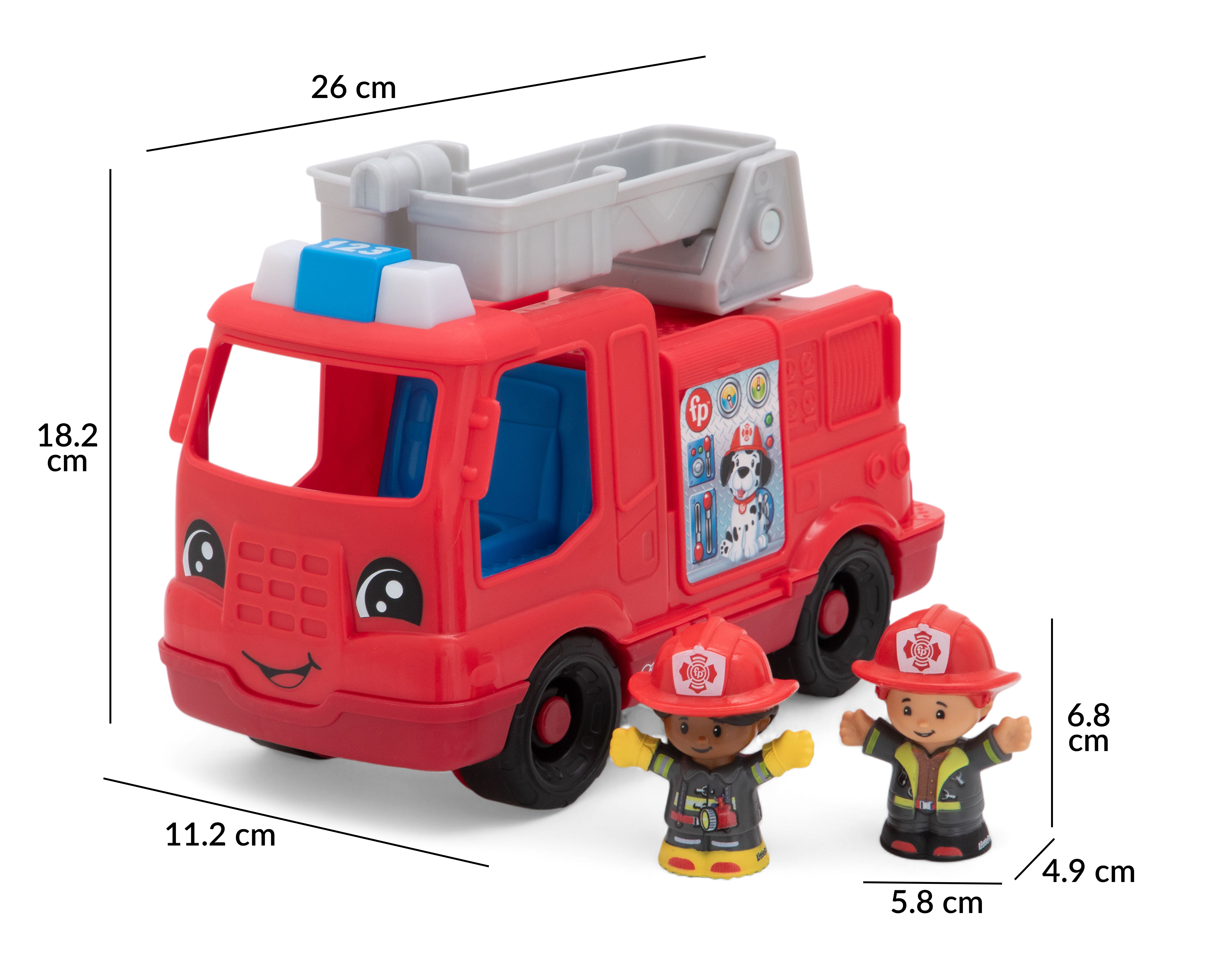 Foto 6 pulgar | Foto 5 | Camión de Bomberos Little People