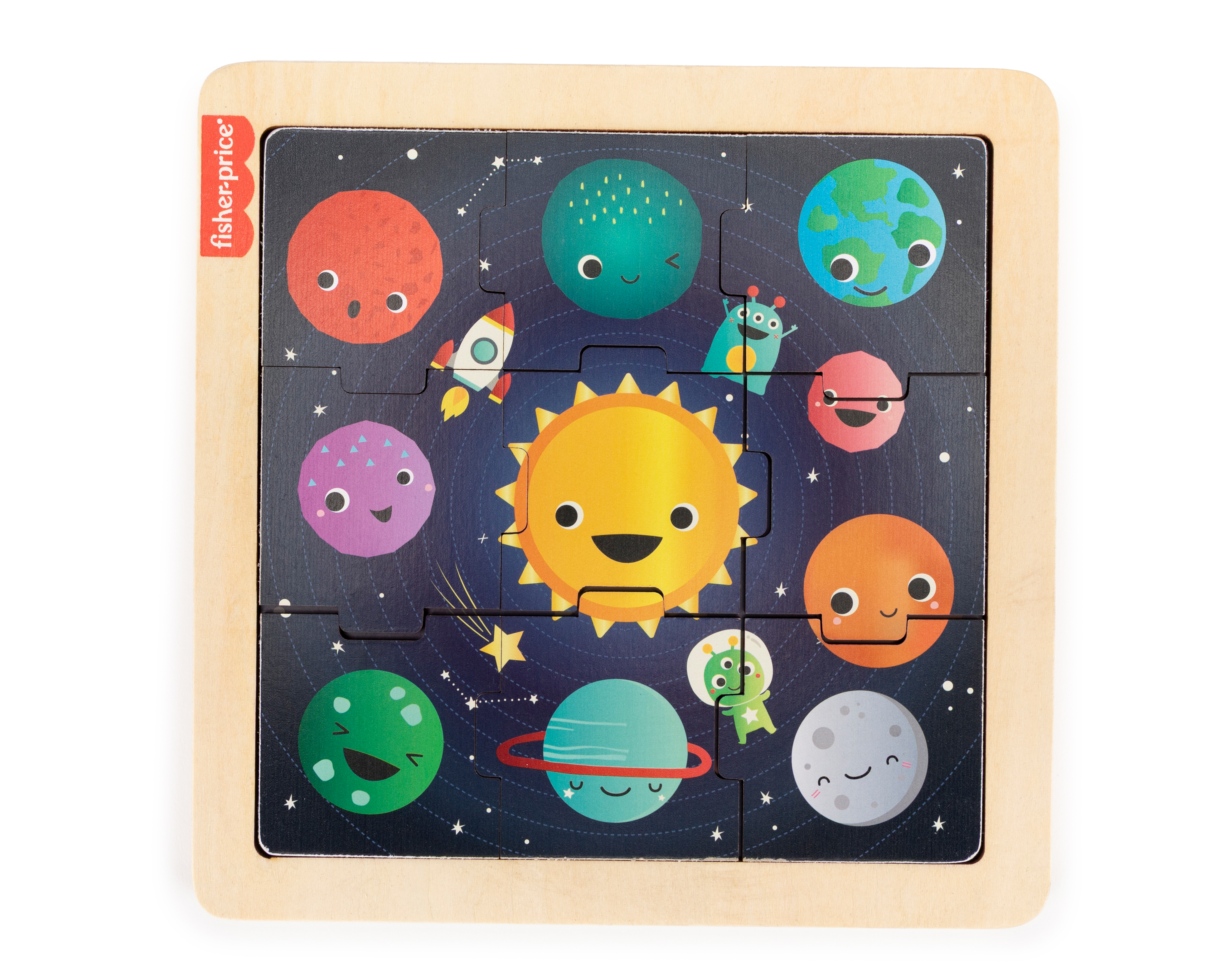 Foto 4 pulgar | Foto 3 | Rompecabezas de Madera Planetas Fisher-Price