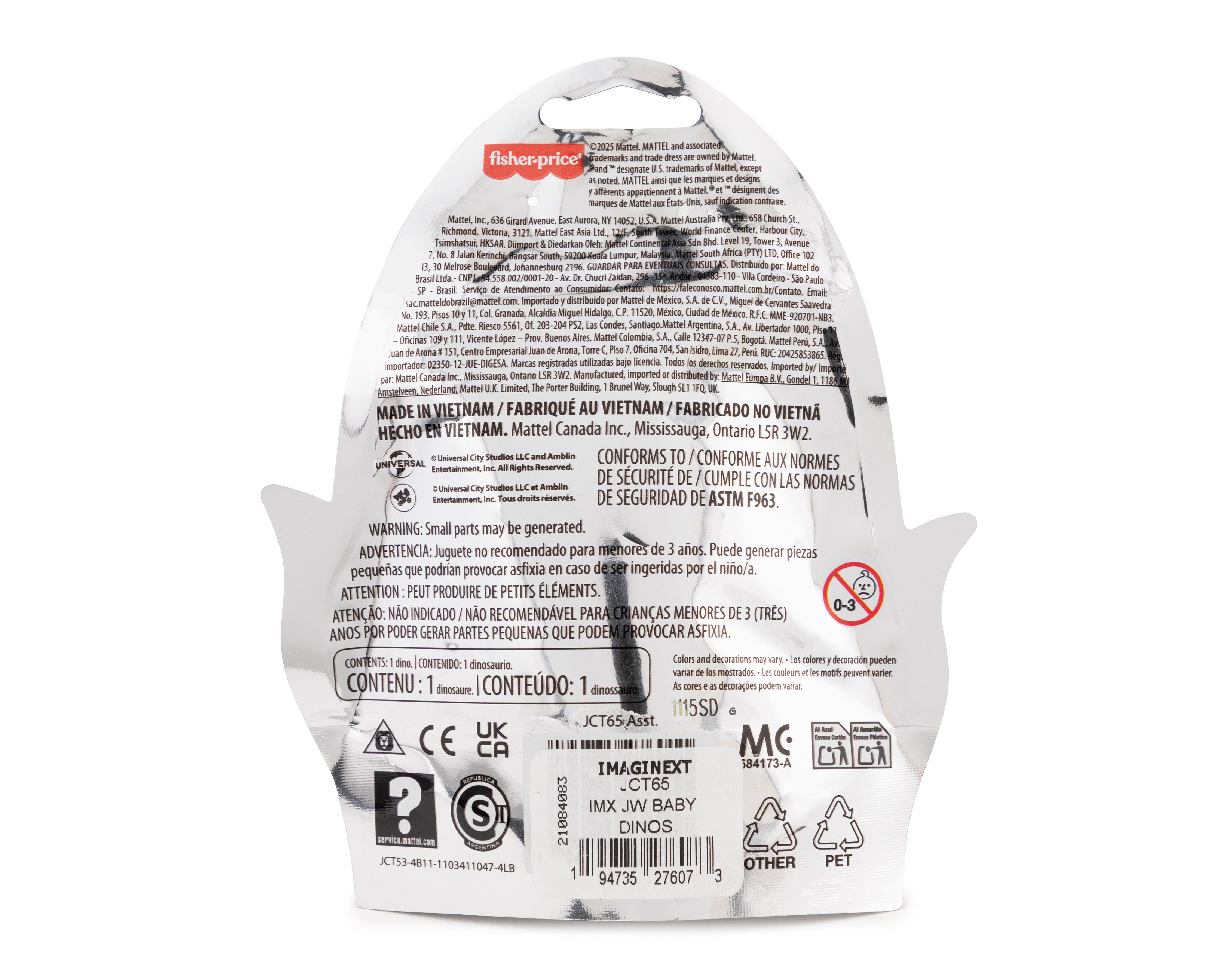 Foto 3 | Foto 3 | Dinosaurio Imaginext Fisher Price Jurassic World