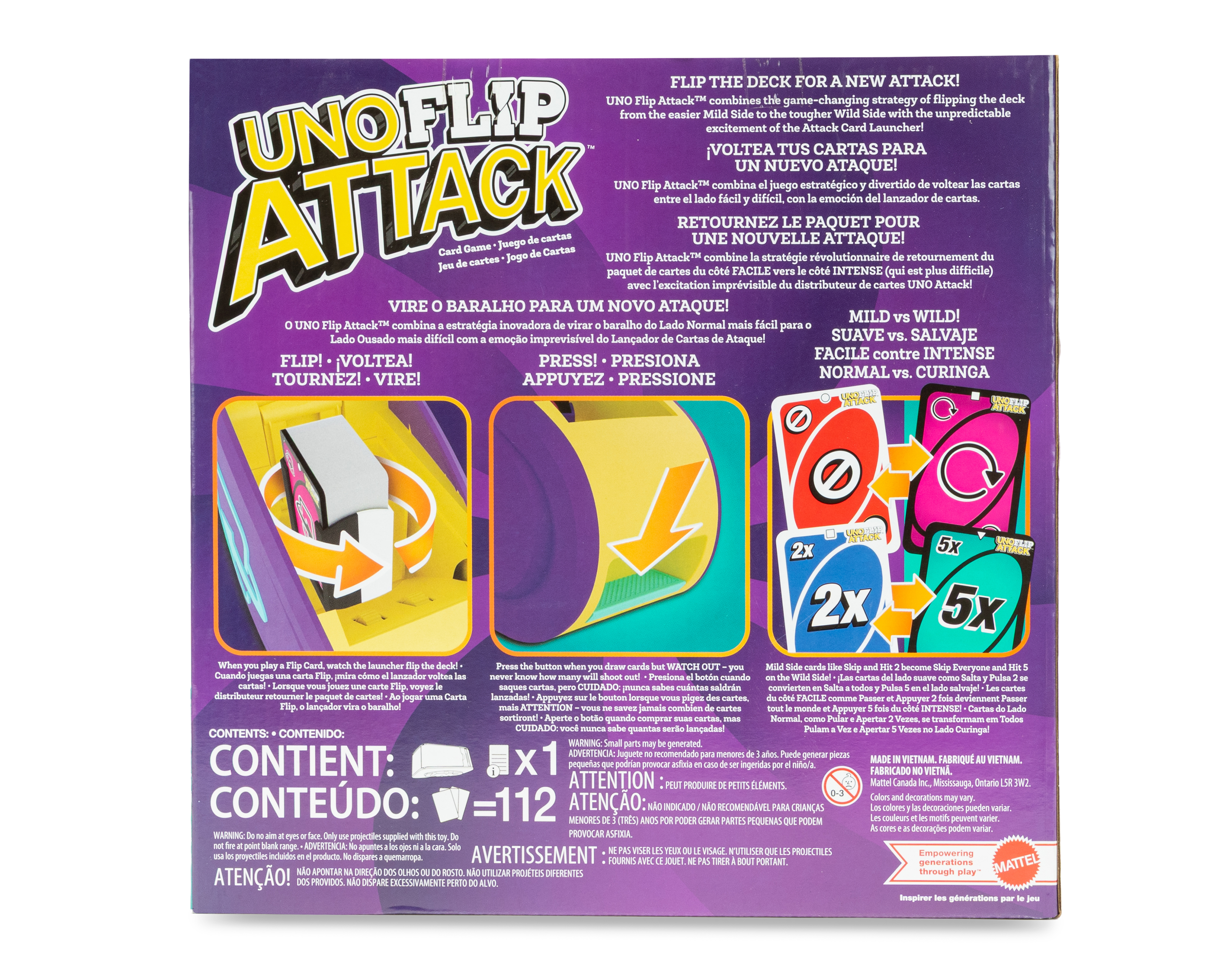 Foto 2 | Foto 2 | Juego de Mesa UNO Flip Attack