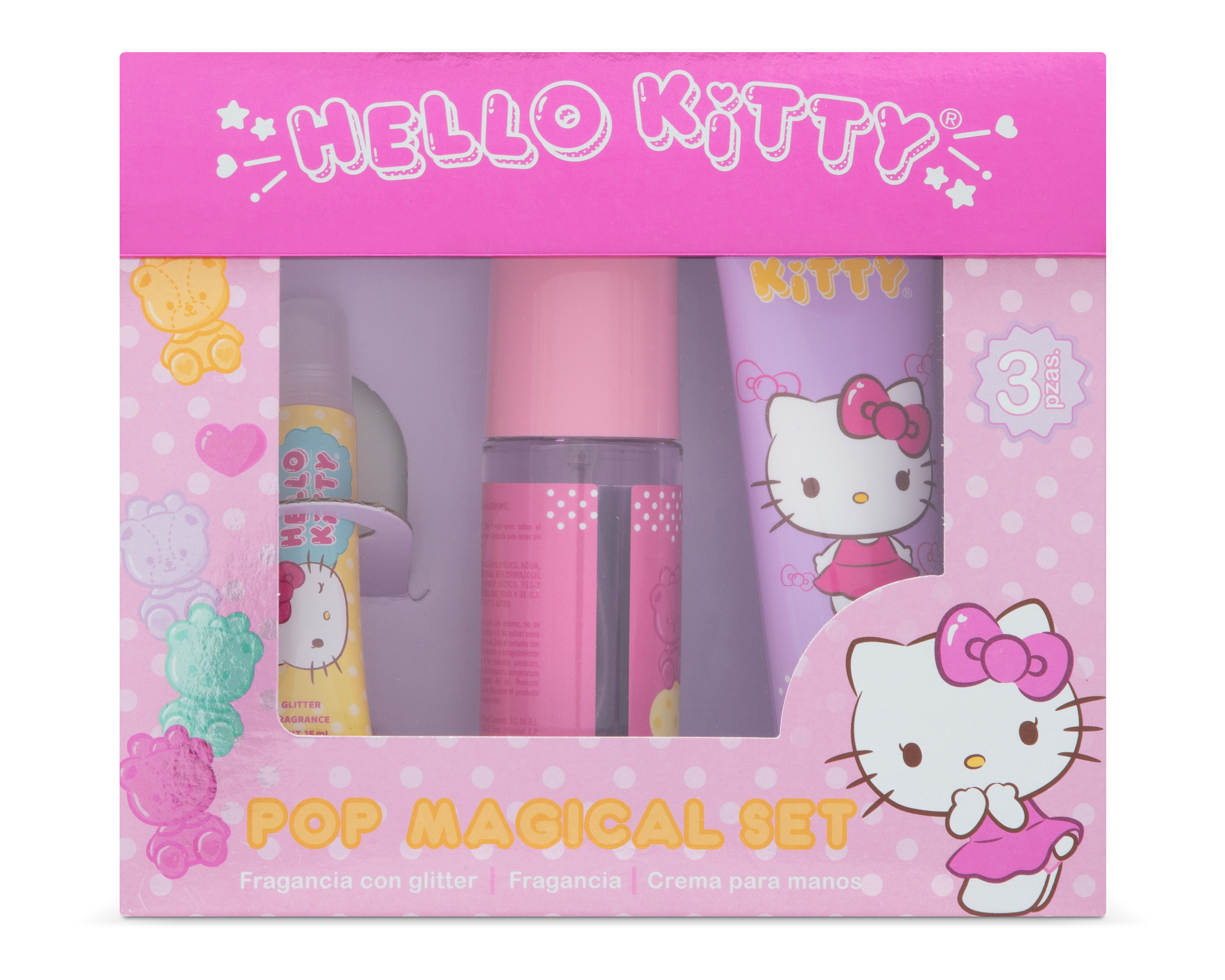 Foto 2 pulgar | Foto 1 | Set de Belleza Hello Kitty 3 Piezas
