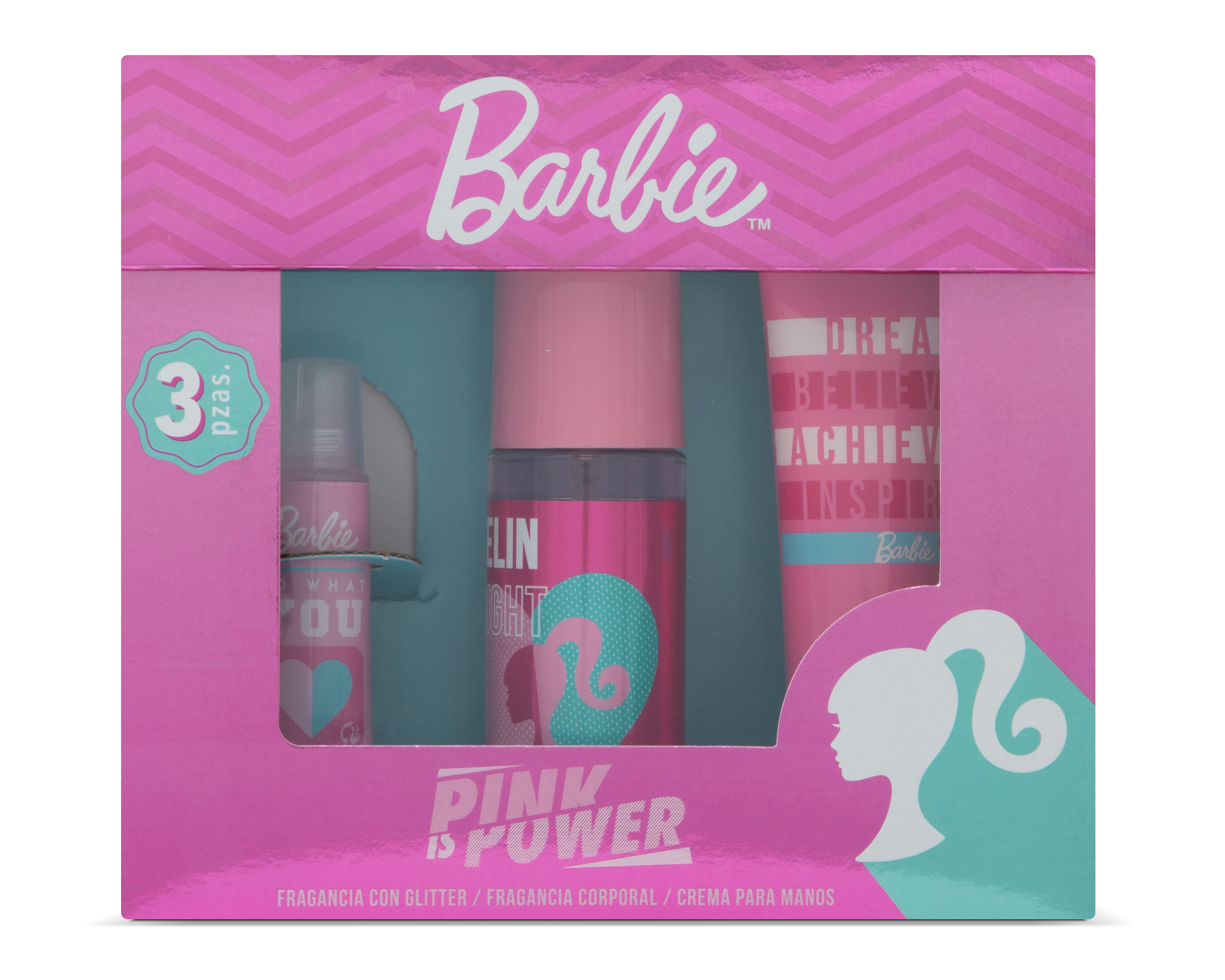 Set de Belleza Barbie 3 Piezas